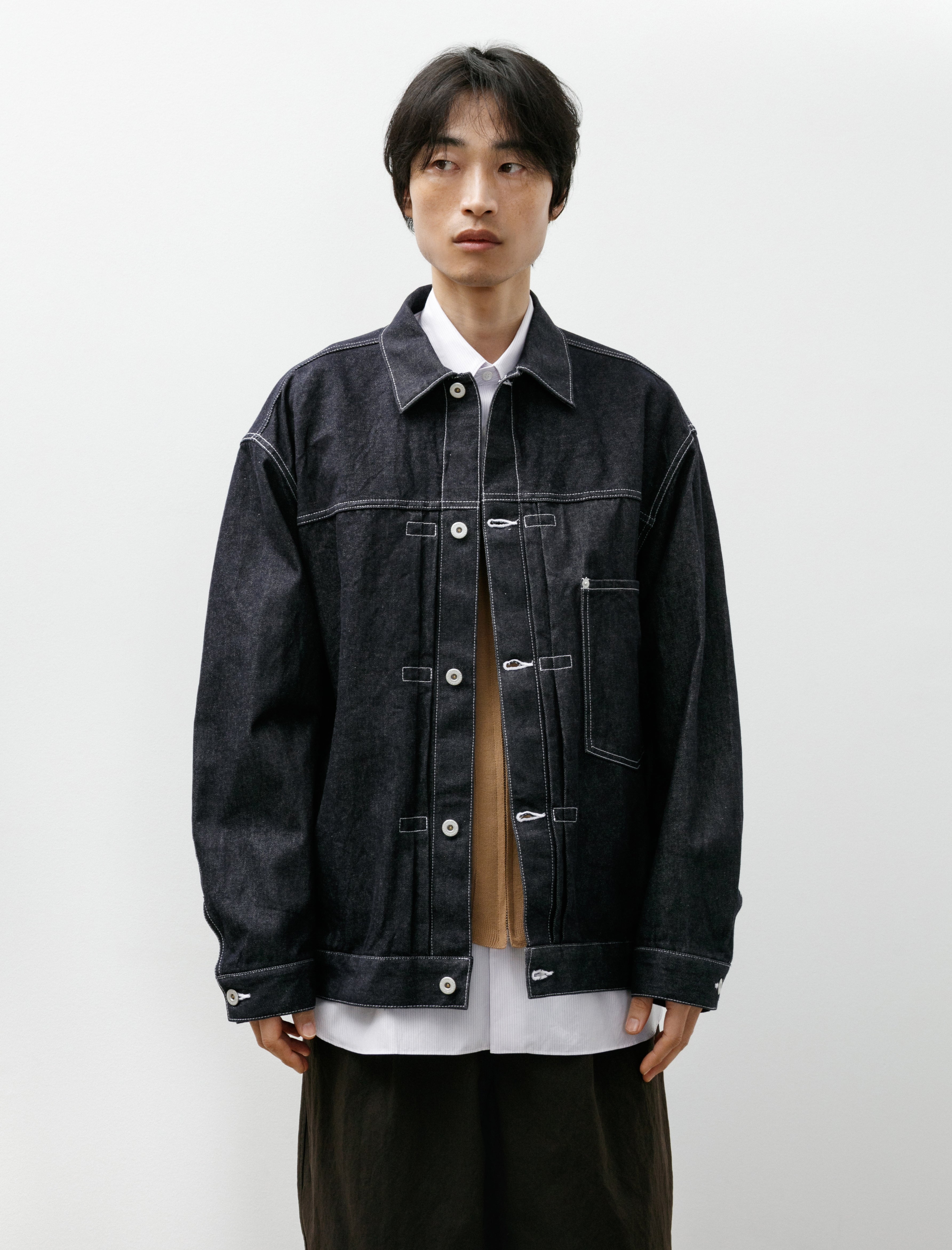 Comme des Garçons Homme Denim Patch Pocket Jacket Indigo