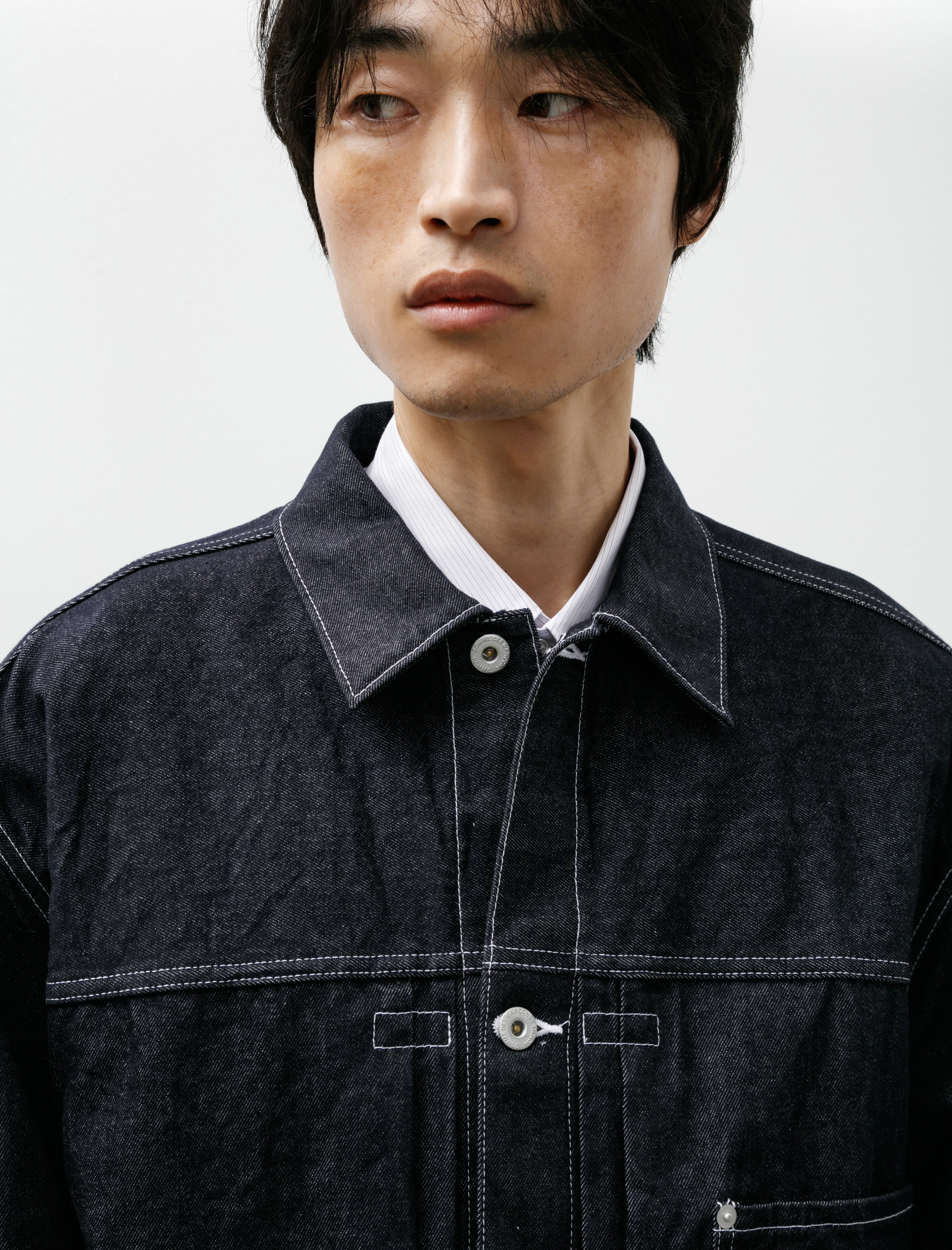 Comme des Garçons Homme Denim Patch Pocket Jacket Indigo