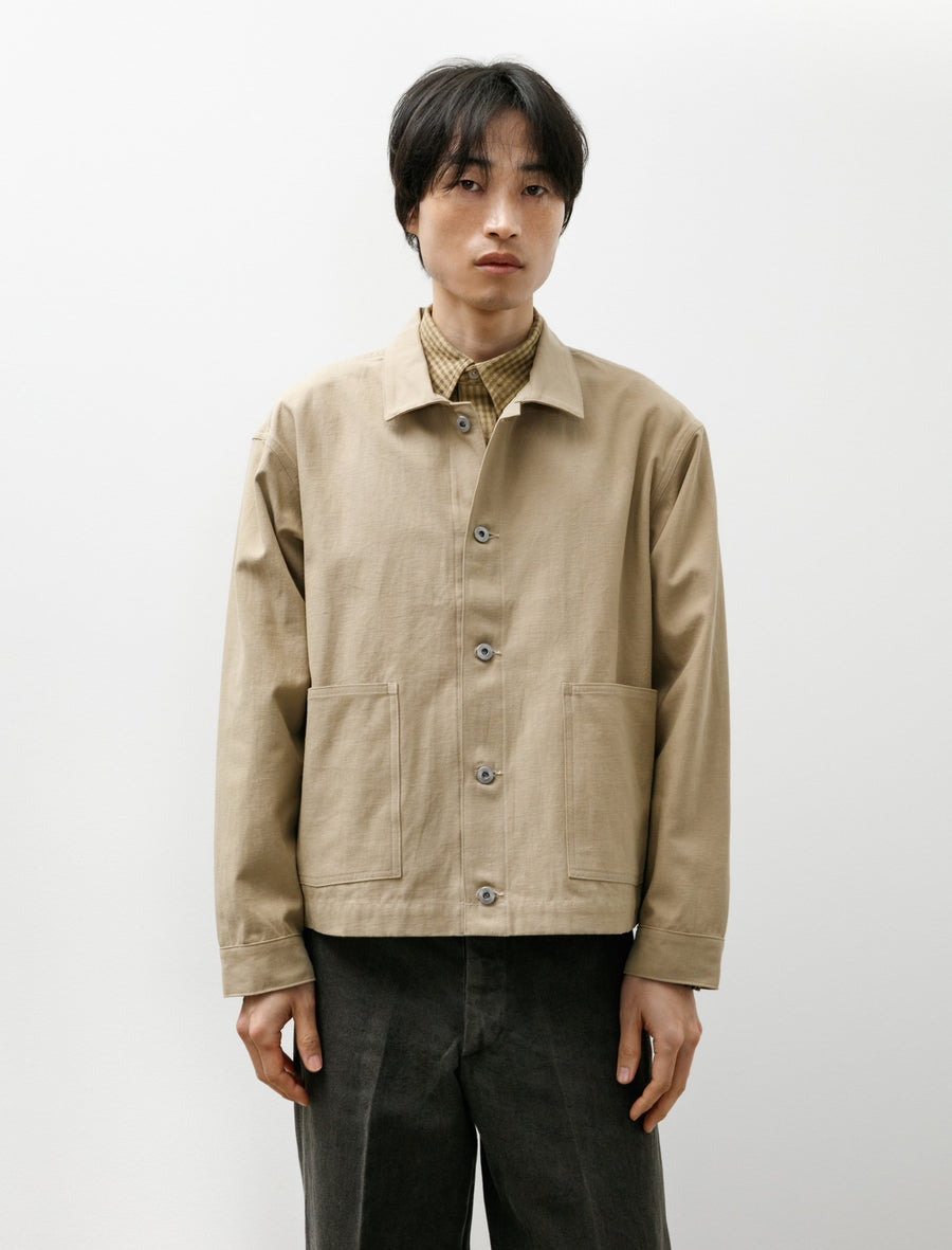 Lot 303 Coverall Jacket Beige - Image 4