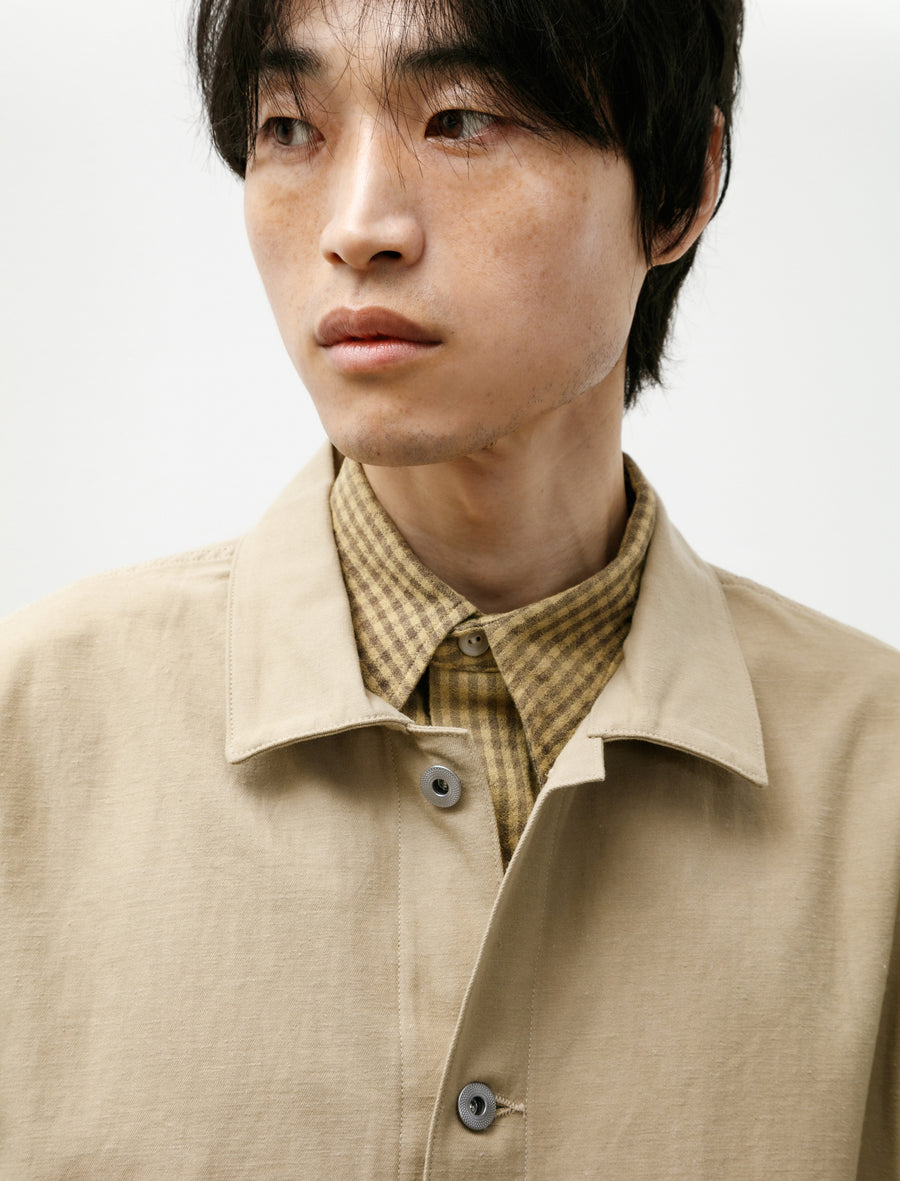 Lot 303 Coverall Jacket Beige - Image 5