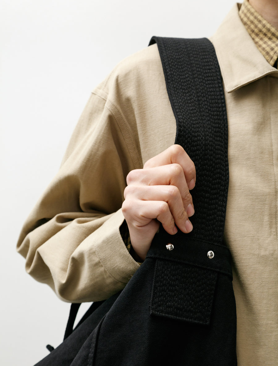 Lot 004 Newsboy Bag Black - Image 2