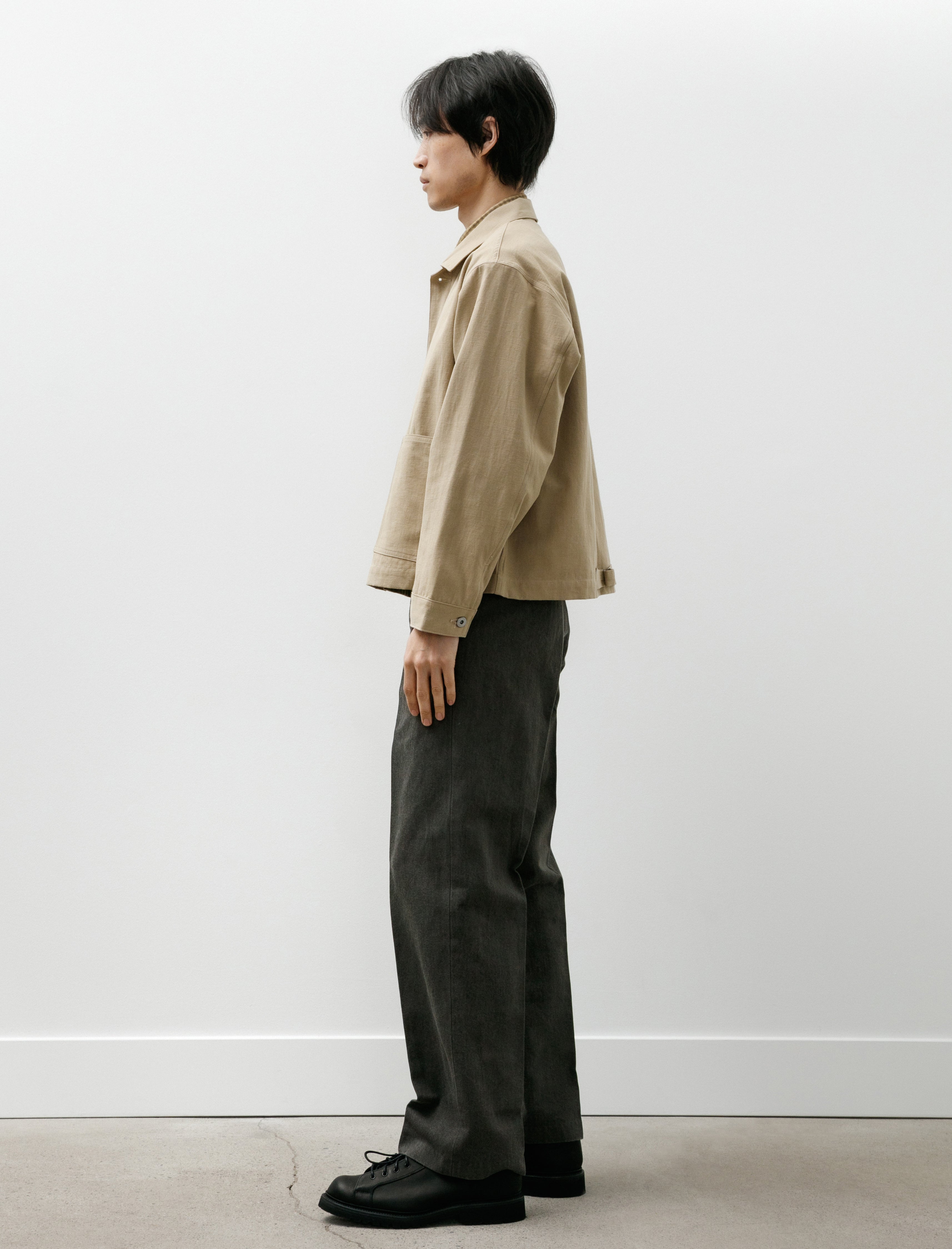 Taiga Takahashi Lot 303 Coverall Jacket Beige
