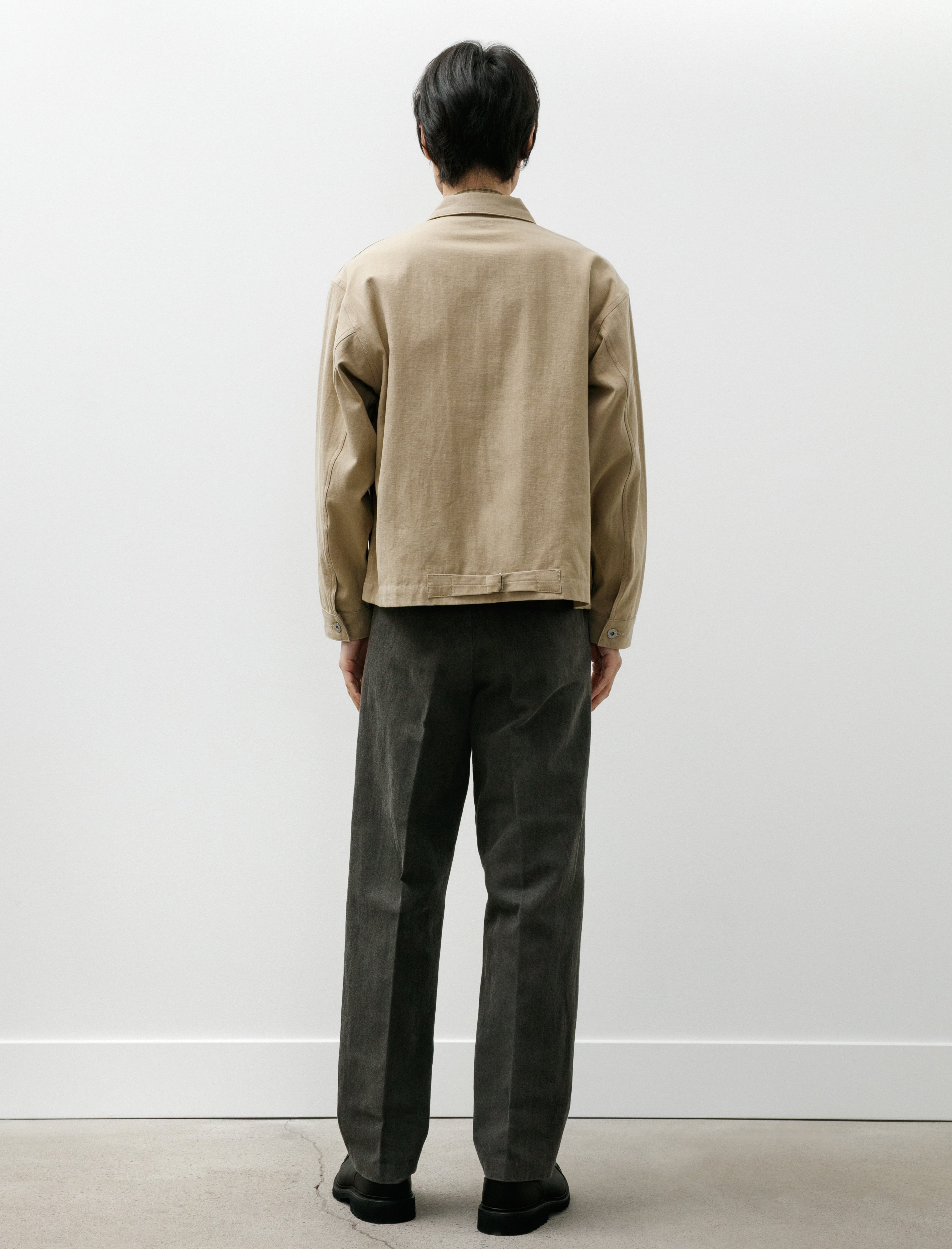 Taiga Takahashi Lot 303 Coverall Jacket Beige