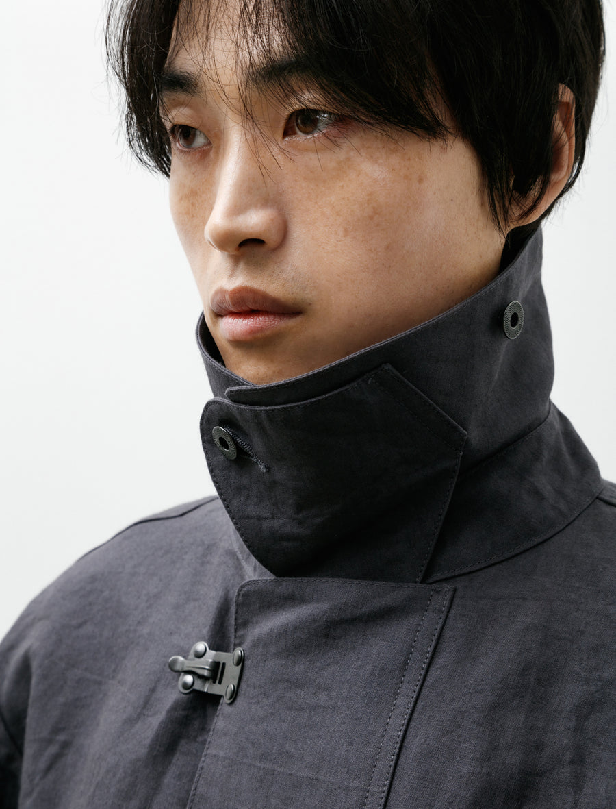 Lot 411 M-1918 Rain Coat Charcoal - Image 5