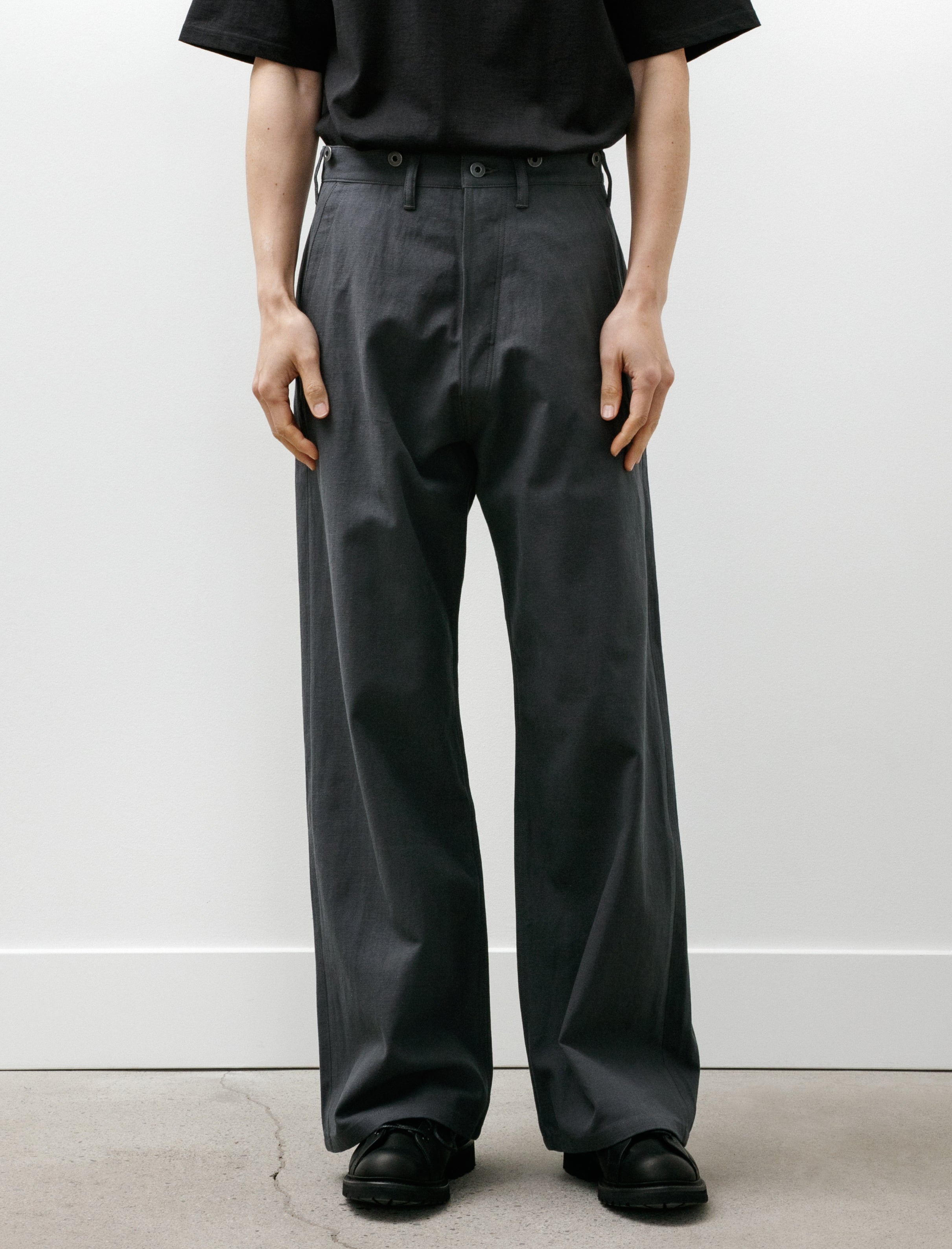 Taiga Takahashi Lot 204 Engineer Trousers Charcoal
