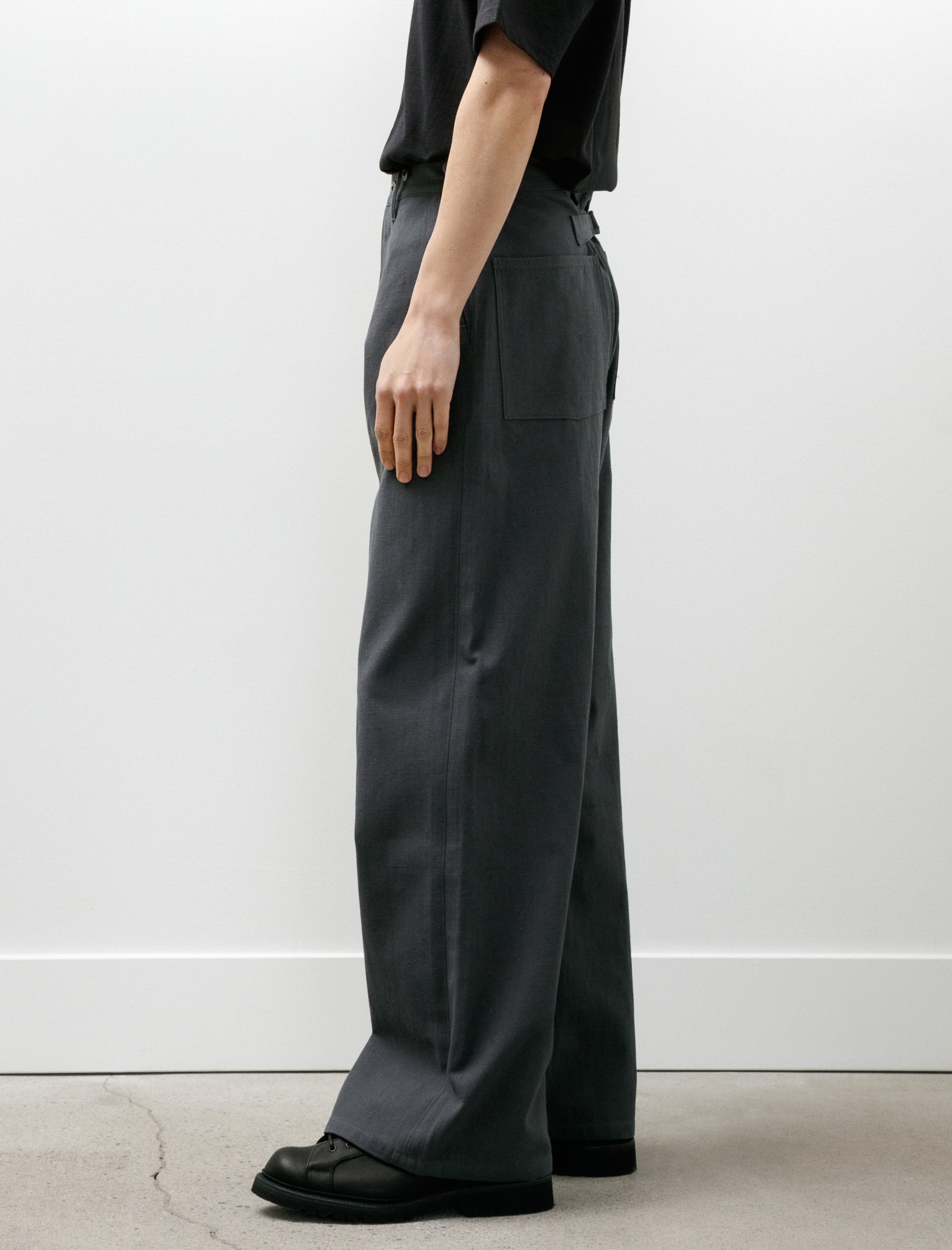 Taiga Takahashi Lot 204 Engineer Trousers Charcoal