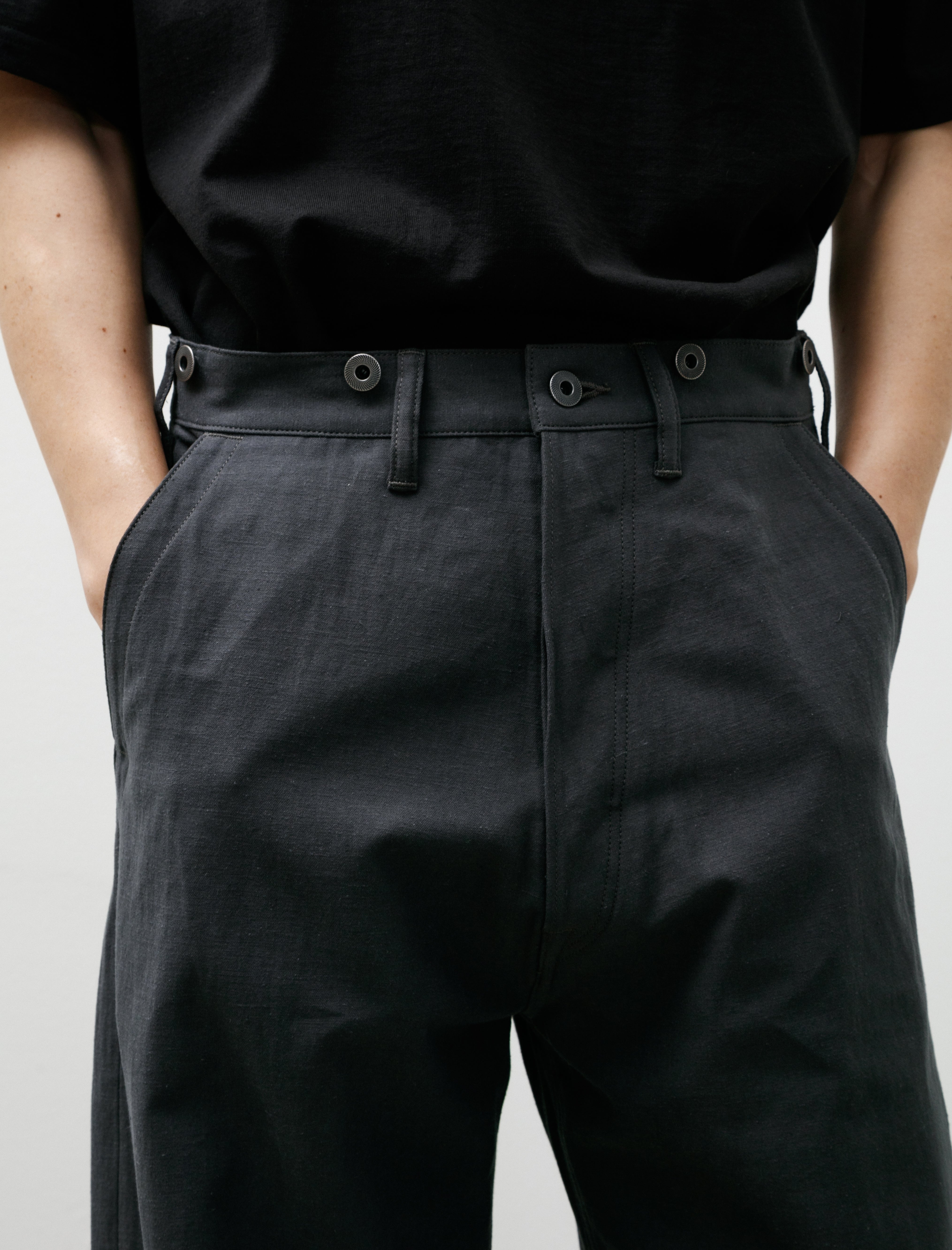 Taiga Takahashi Lot 204 Engineer Trousers Charcoal