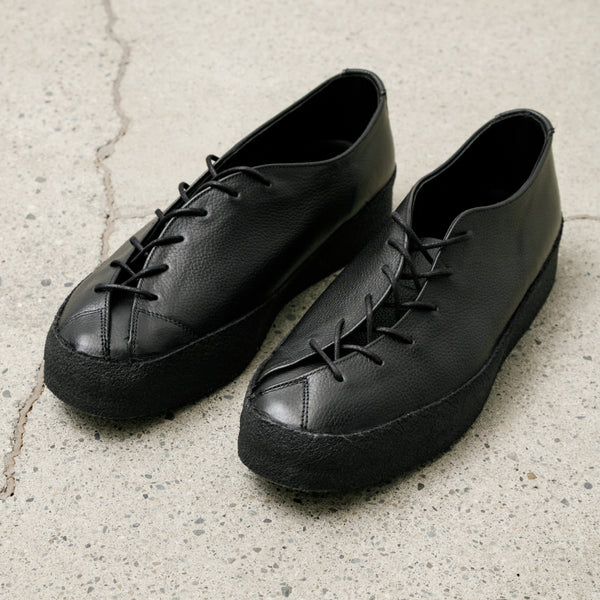 James Coward x Sanders Banana Shoe Black Grain Leather – Neighbour