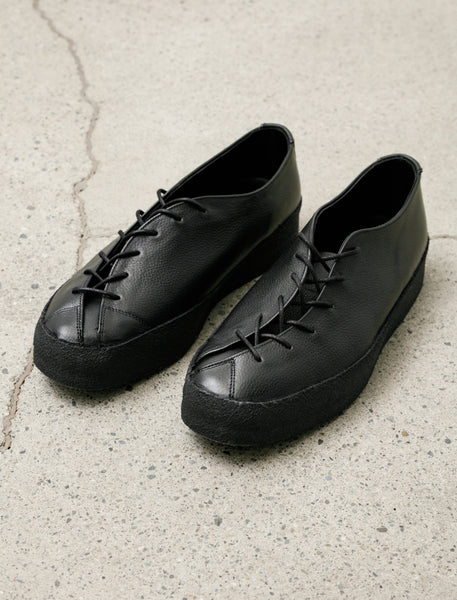 James Coward x Sanders Banana Shoe Black Grain Leather – Neighbour