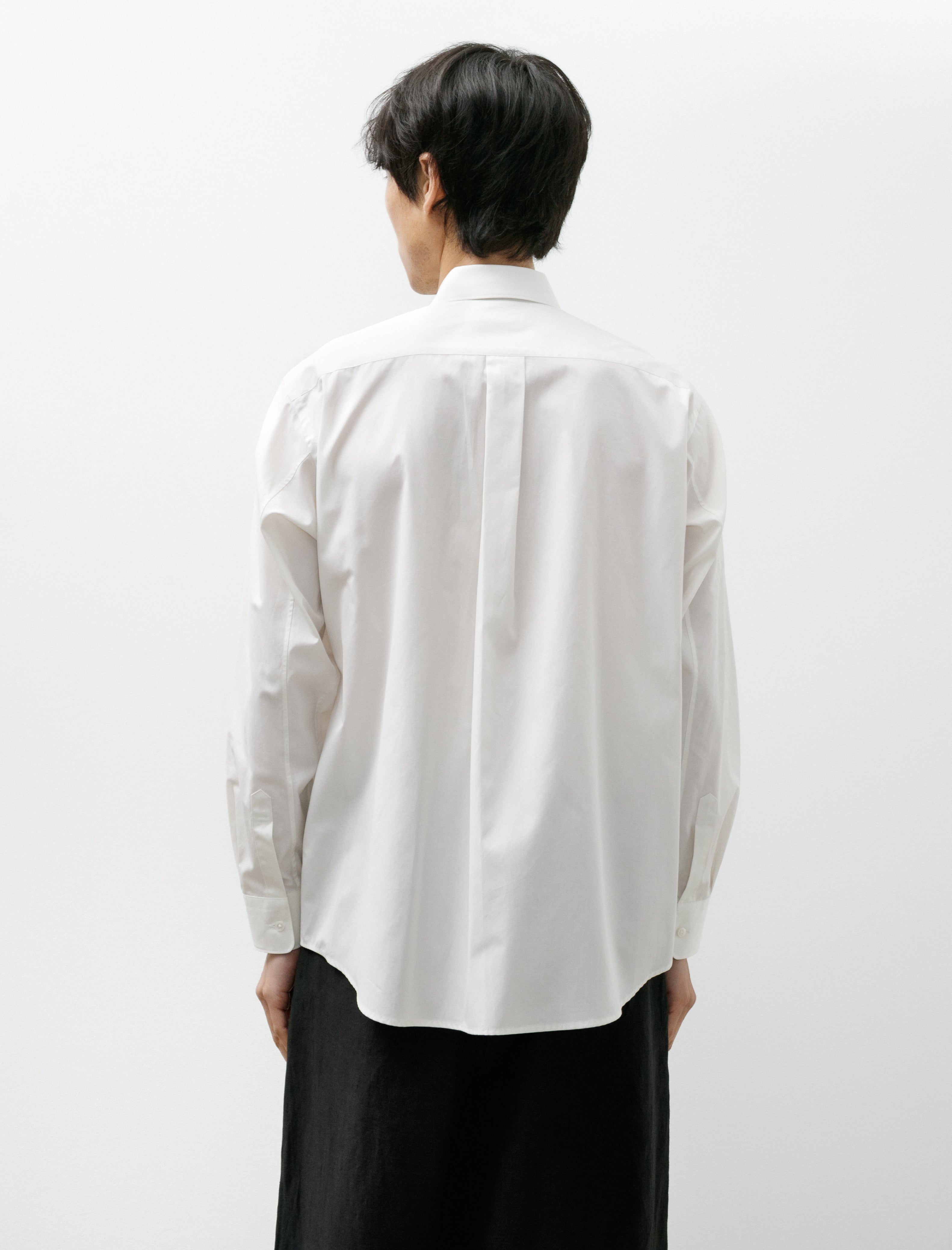 Graphpaper Alumo for GP Regular Collar Shirt Pearl White