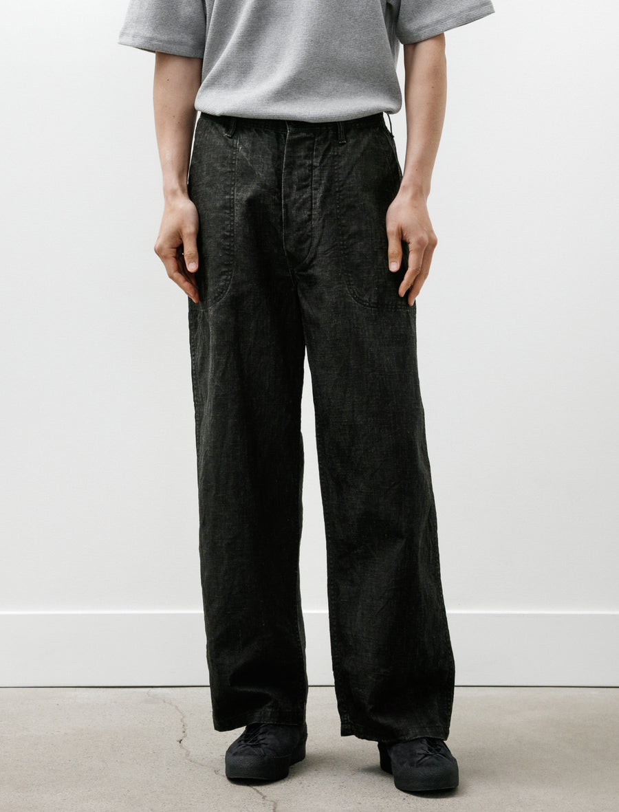 WWⅡ 40'S U.S Navy Sumi Coated Linen Utility Trouser - Image 4
