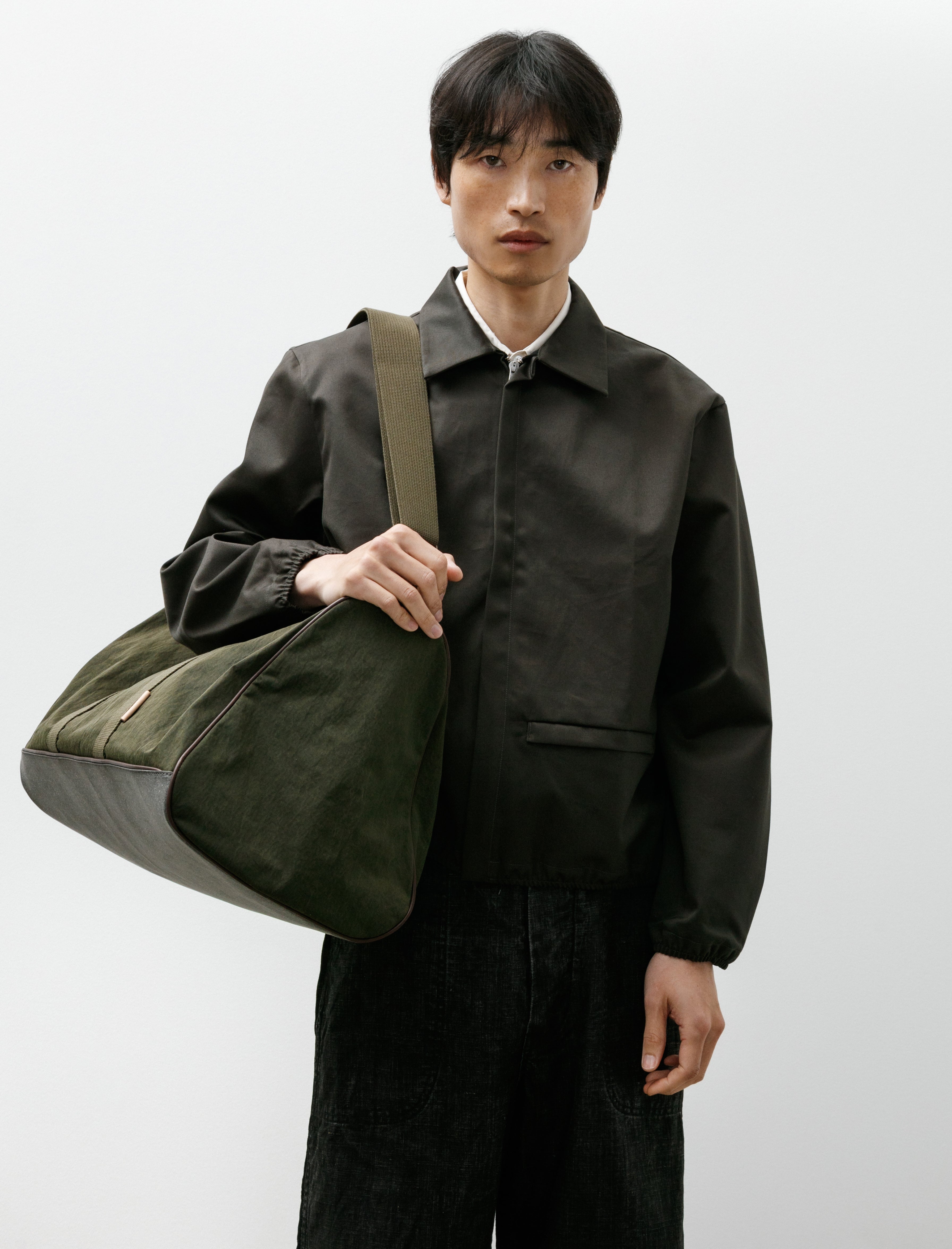Hender Scheme Boston Luggage Khaki Green