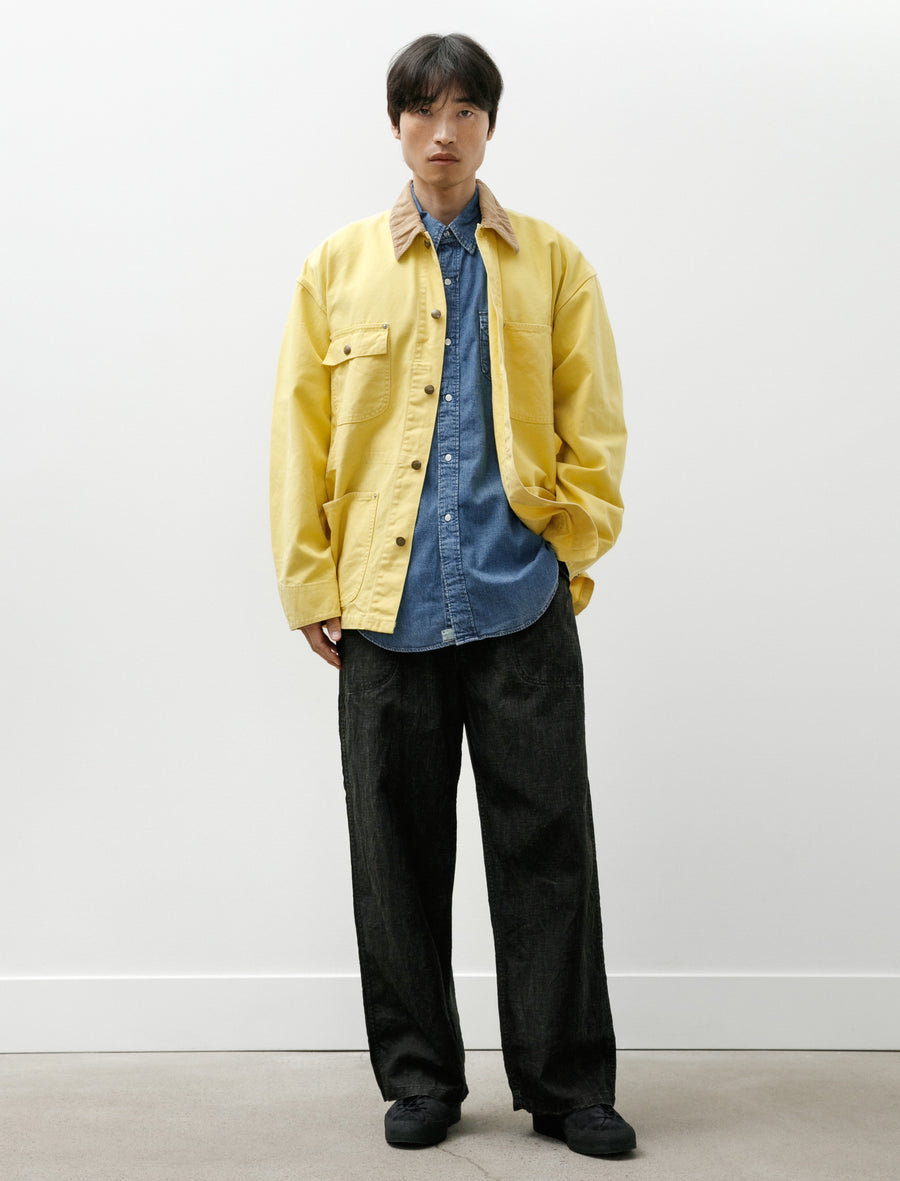 WWⅡ 40'S U.S Navy Sumi Coated Linen Utility Trouser - Image 1