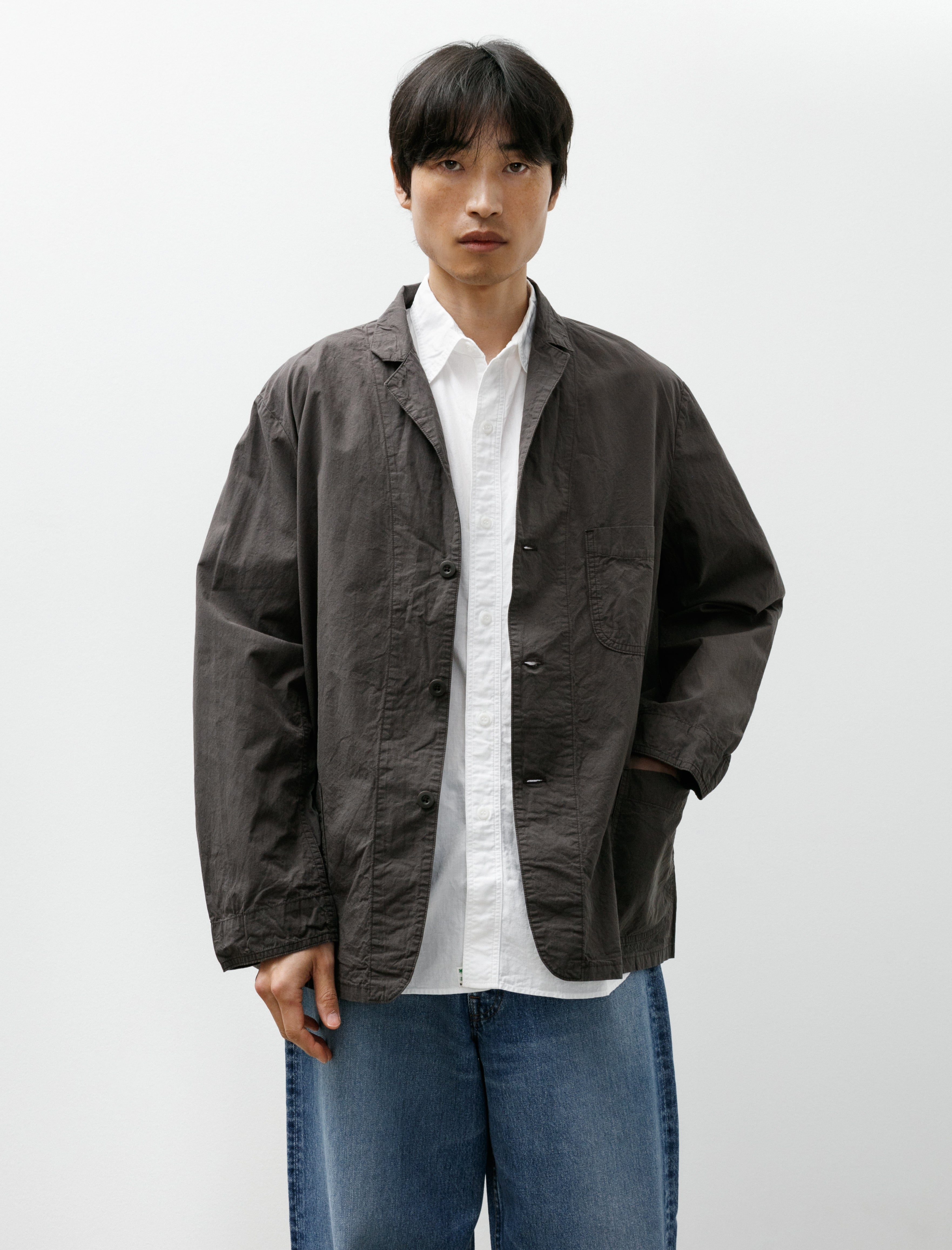 OrSlow Simple Light Jacket Charcoal Grey