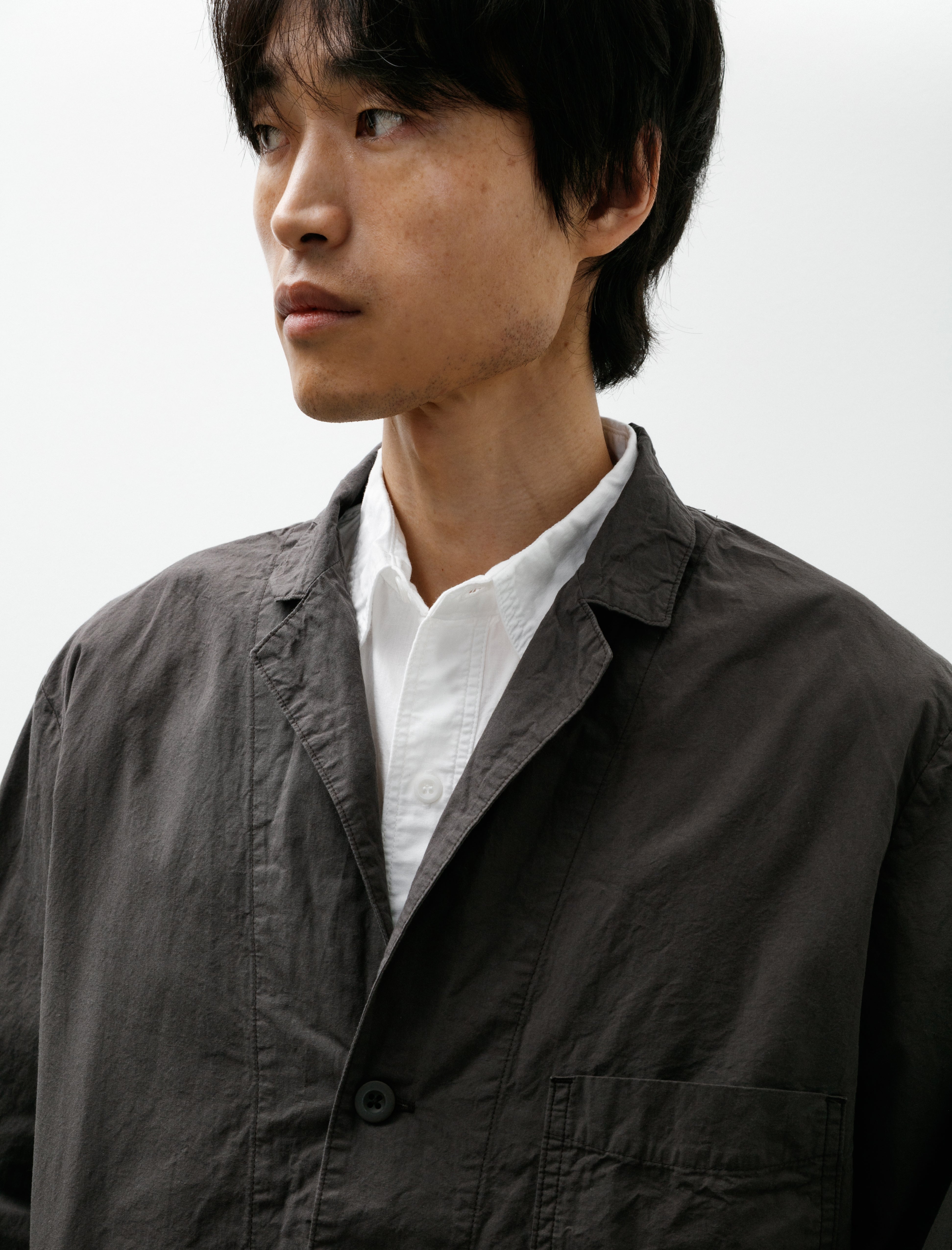 OrSlow Simple Light Jacket Charcoal Grey