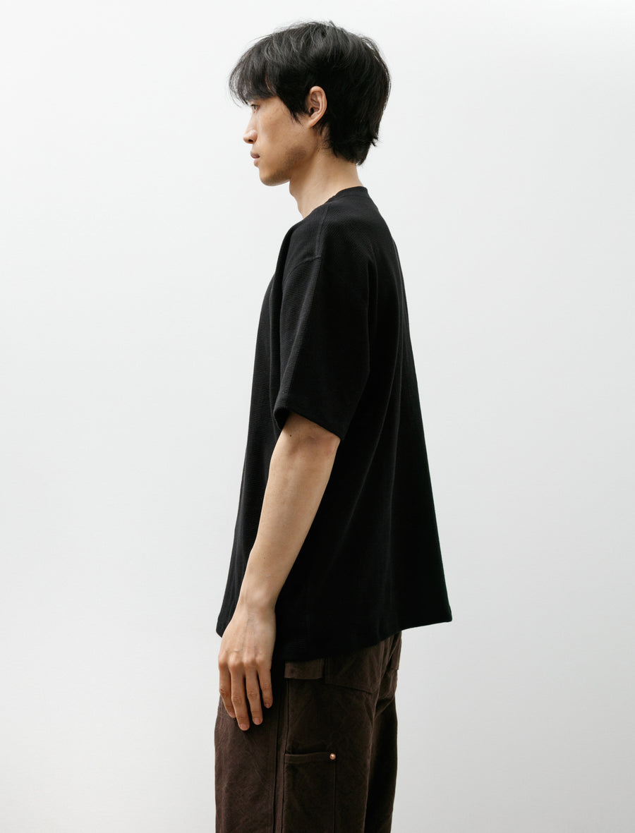Waffle T-Shirt Black - Image 3
