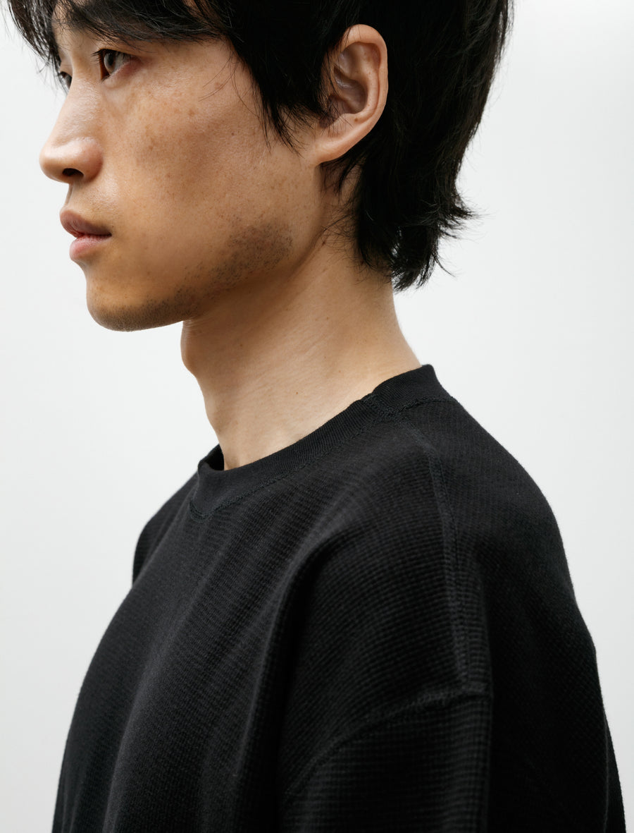 Waffle T-Shirt Black - Image 4