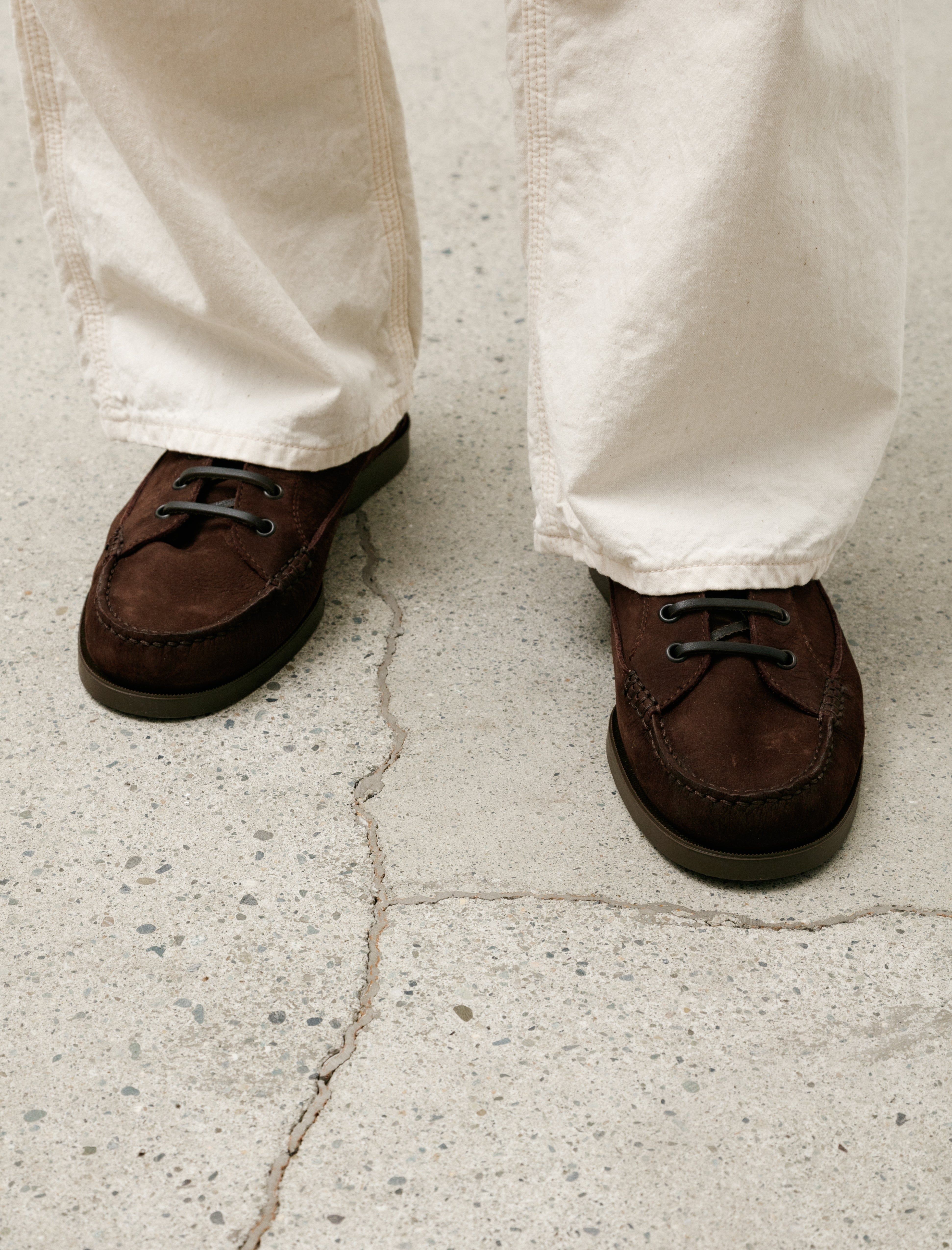 Paraboot Malibu Marine Taurillon Nub Chocolat