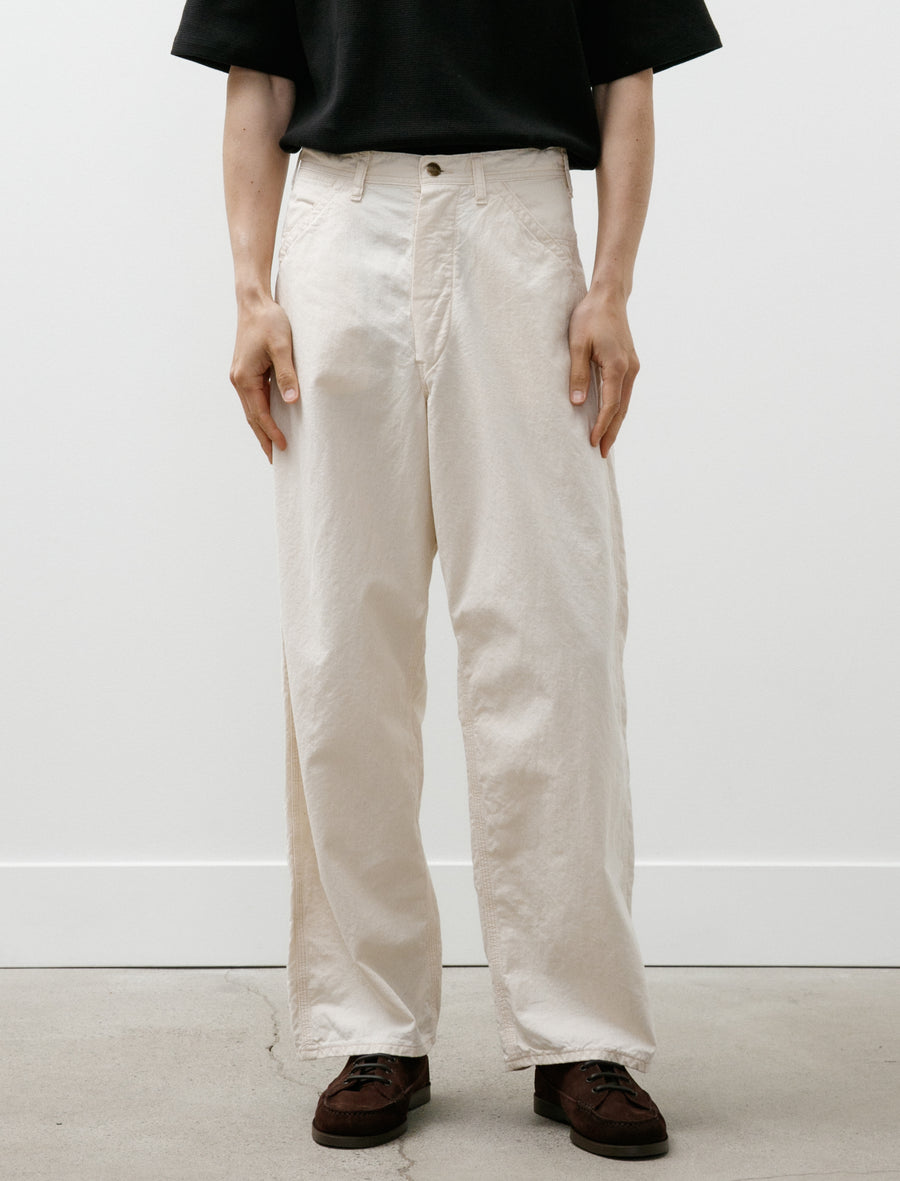 Wide Fit 30's Painter Pants Ecru - Image 4