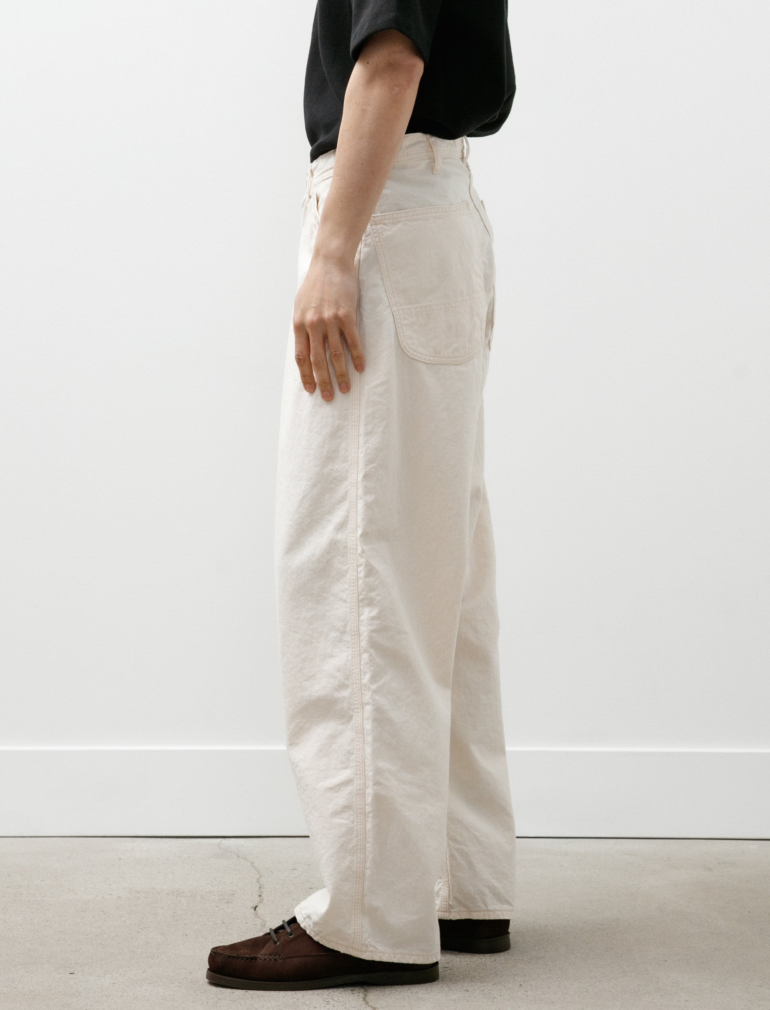 OrSlow Wide Fit 30's Painter Pants Ecru