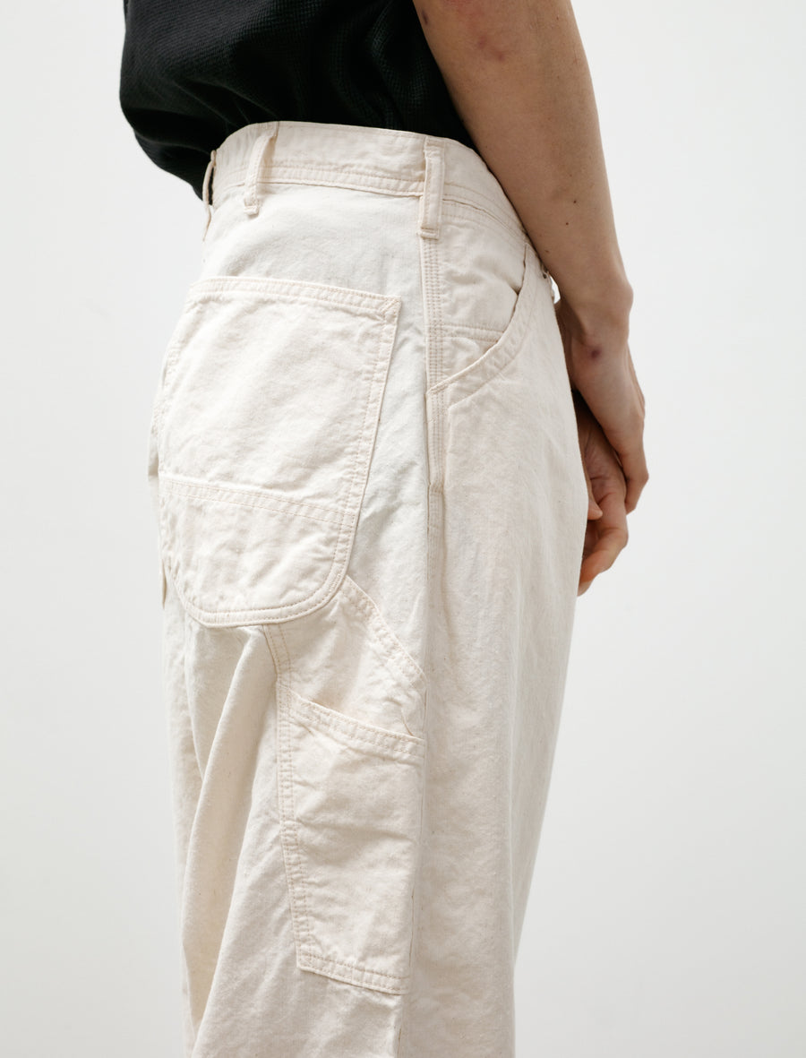 Wide Fit 30's Painter Pants Ecru - Image 7