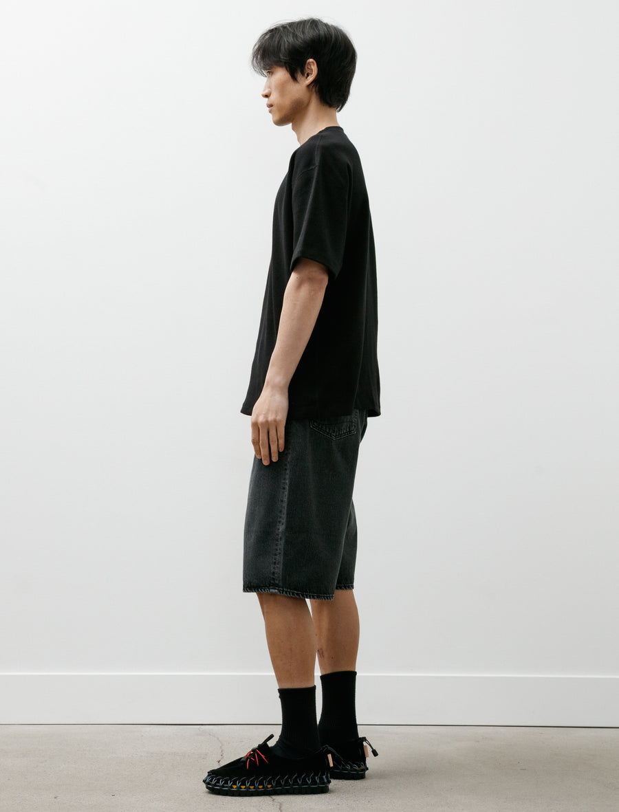 Super Dad's Fit Shorts Black Denim Stone - Image 3