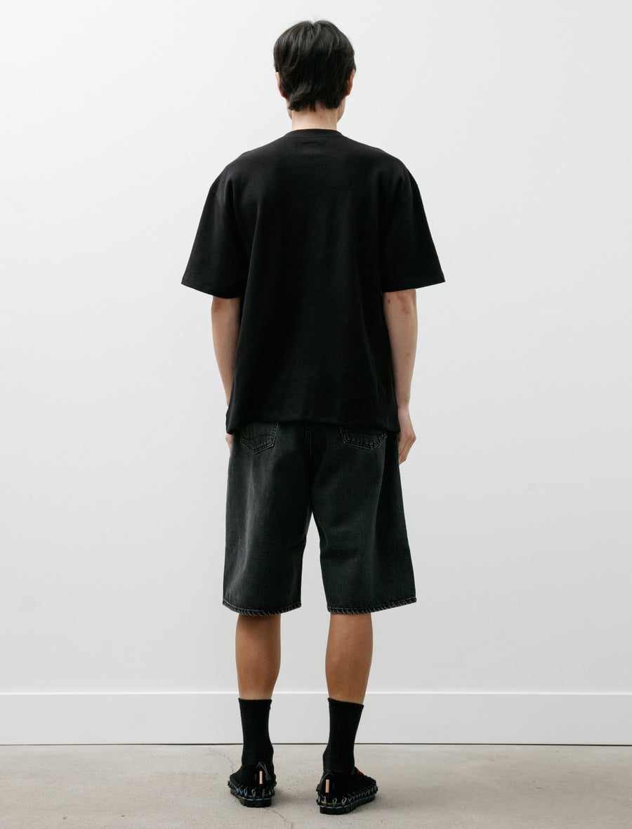 Super Dad's Fit Shorts Black Denim Stone - Image 2