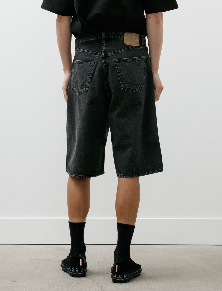 Super Dad's Fit Shorts Black Denim Stone - Image 5