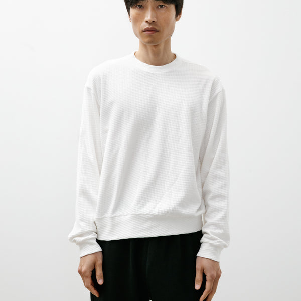 24AW PHIGVEL × LADY WHITE CO. カシミヤ ニット Lady Whtie Co. 2 Ply Gauze Crewneck White – Neighbour
