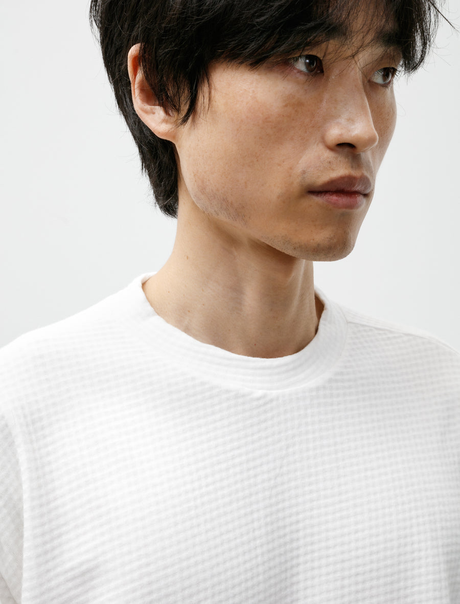 2 Ply Gauze Crewneck White - Image 4