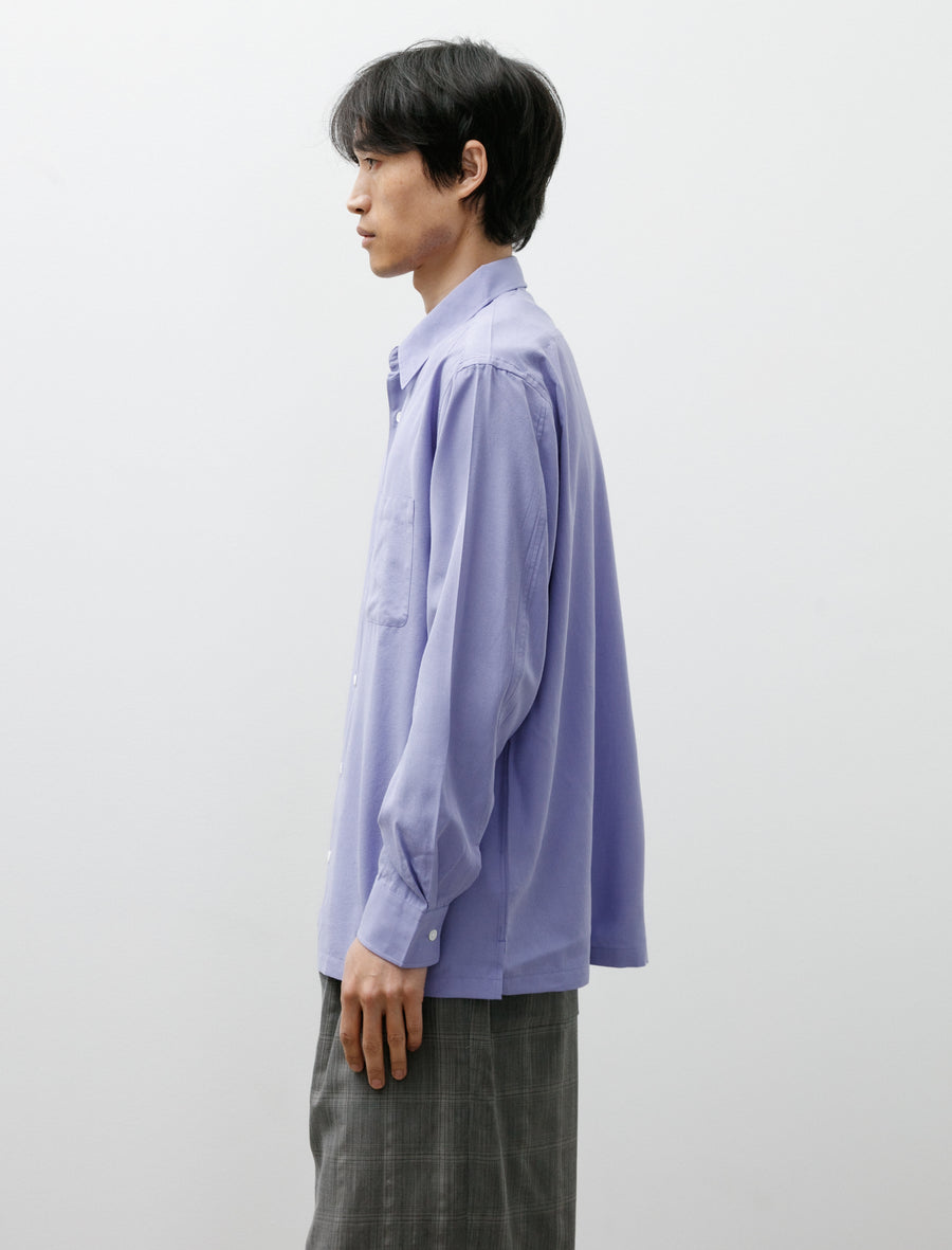 Silk Nidom Shirt Purple - Image 3