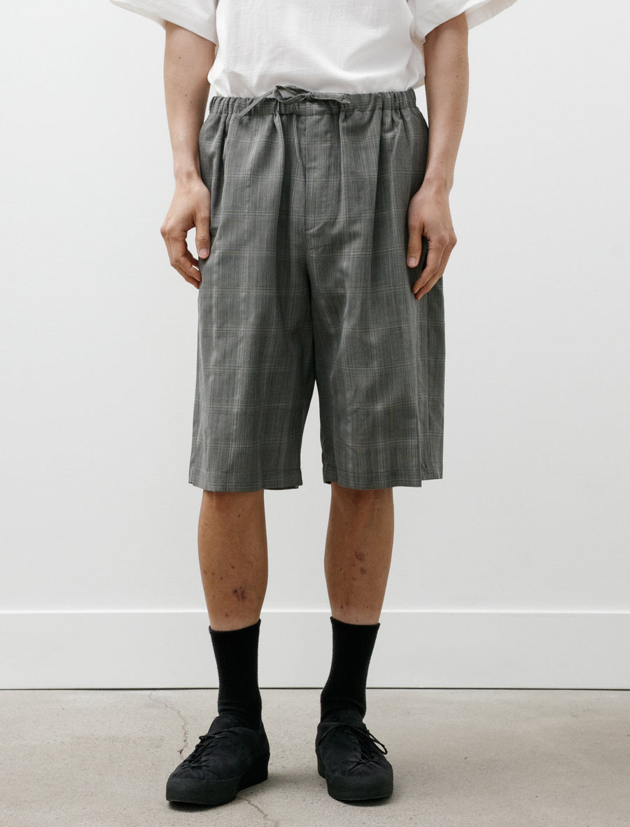 Wool Check Easy Half Pants Check - Image 4