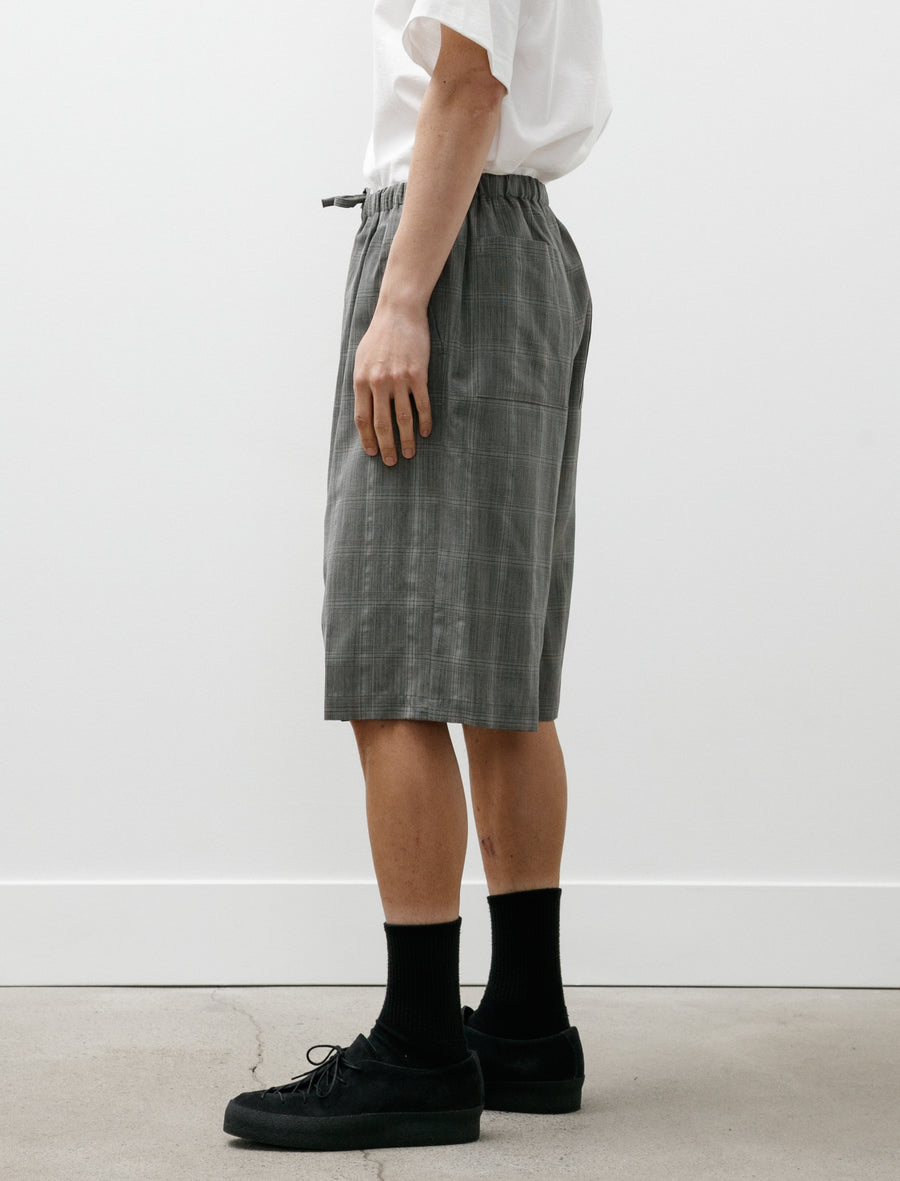 Wool Check Easy Half Pants Check - Image 6