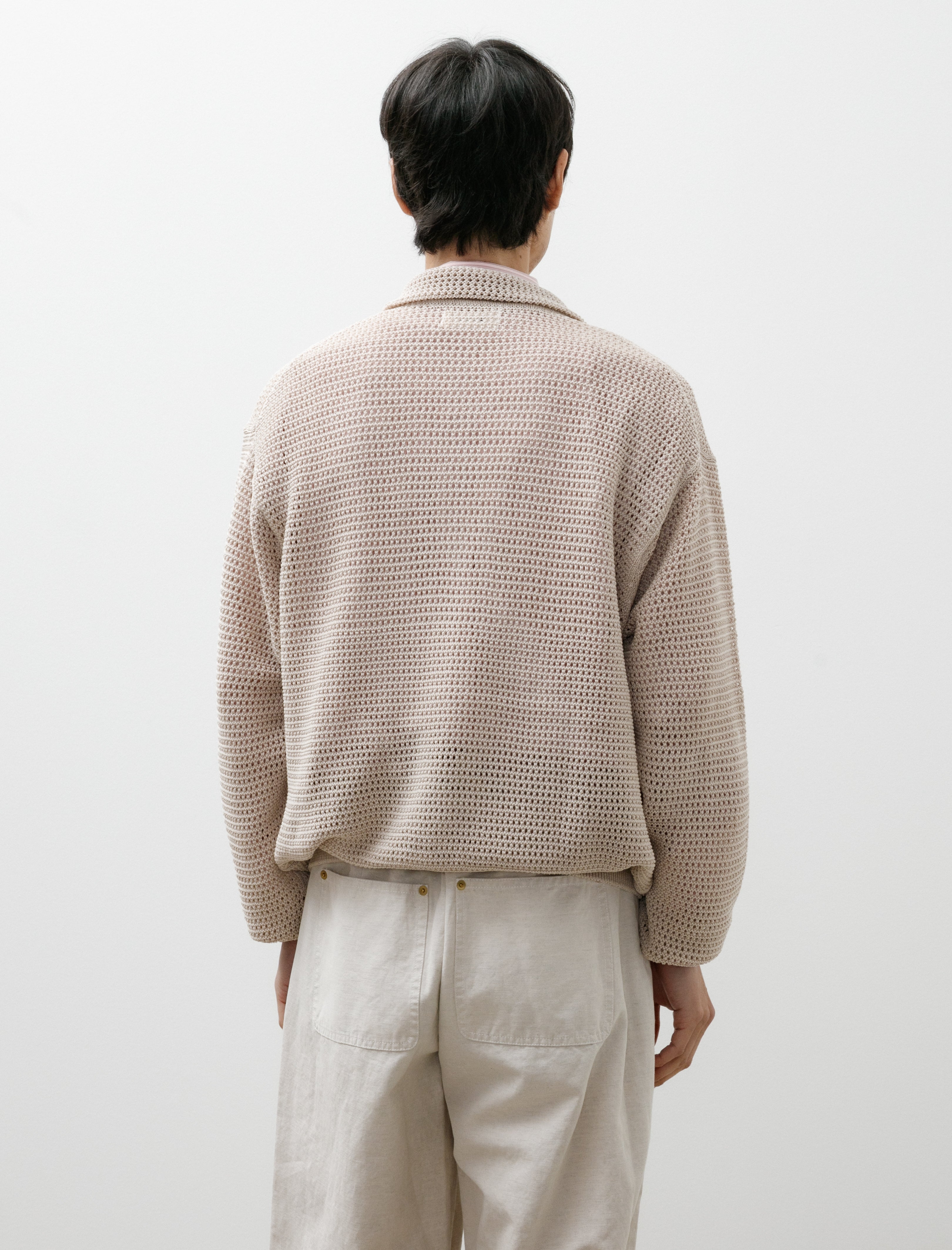 Ernie Palo Knit Cardigan Ivory