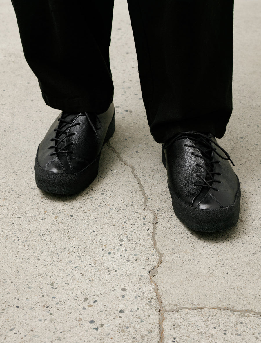 Sanders Banana Shoe Black Grain Leather - Image 5