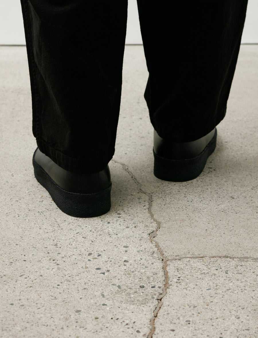Sanders Banana Shoe Black Grain Leather - Image 7