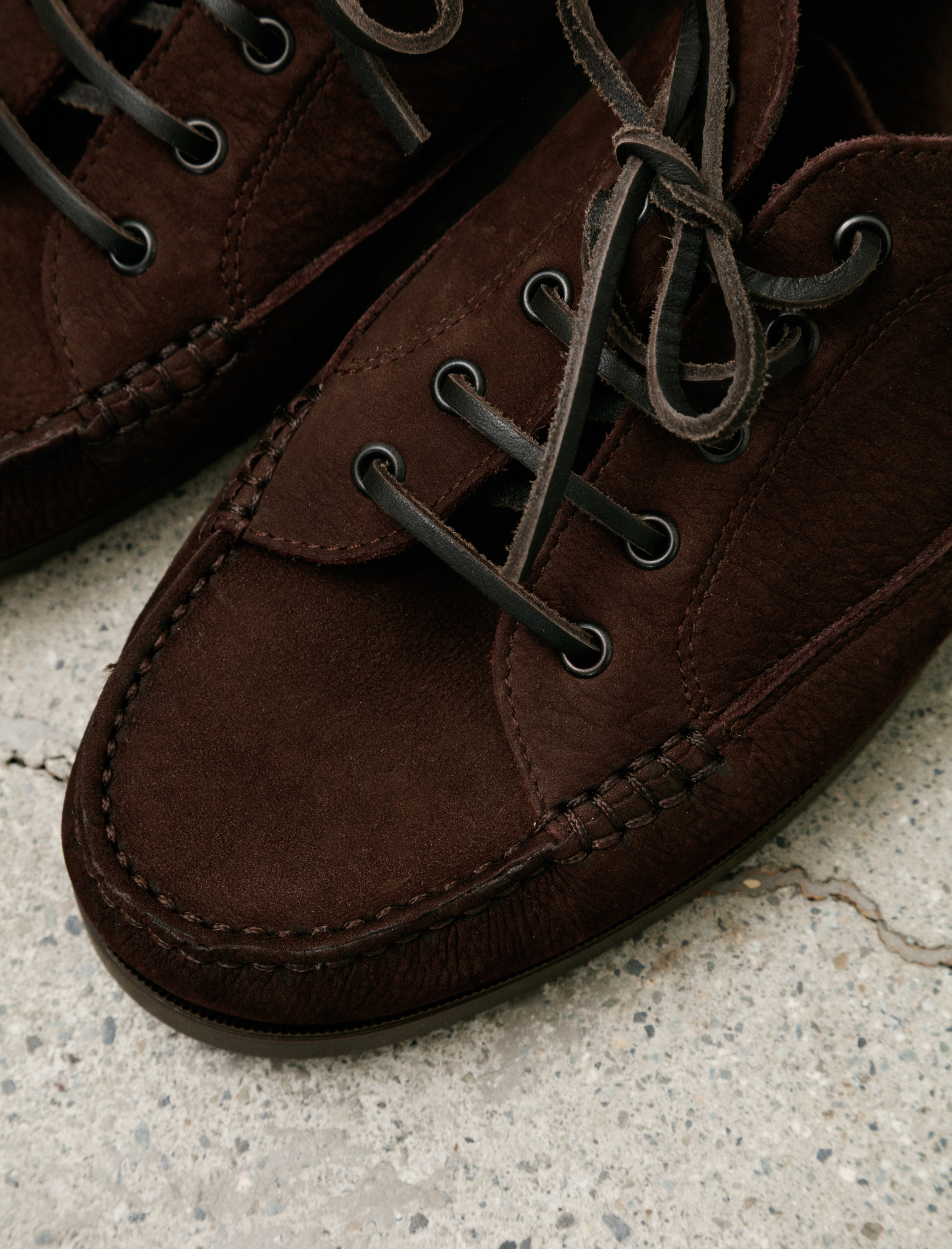 Paraboot Malibu Marine Taurillon Nub Chocolat