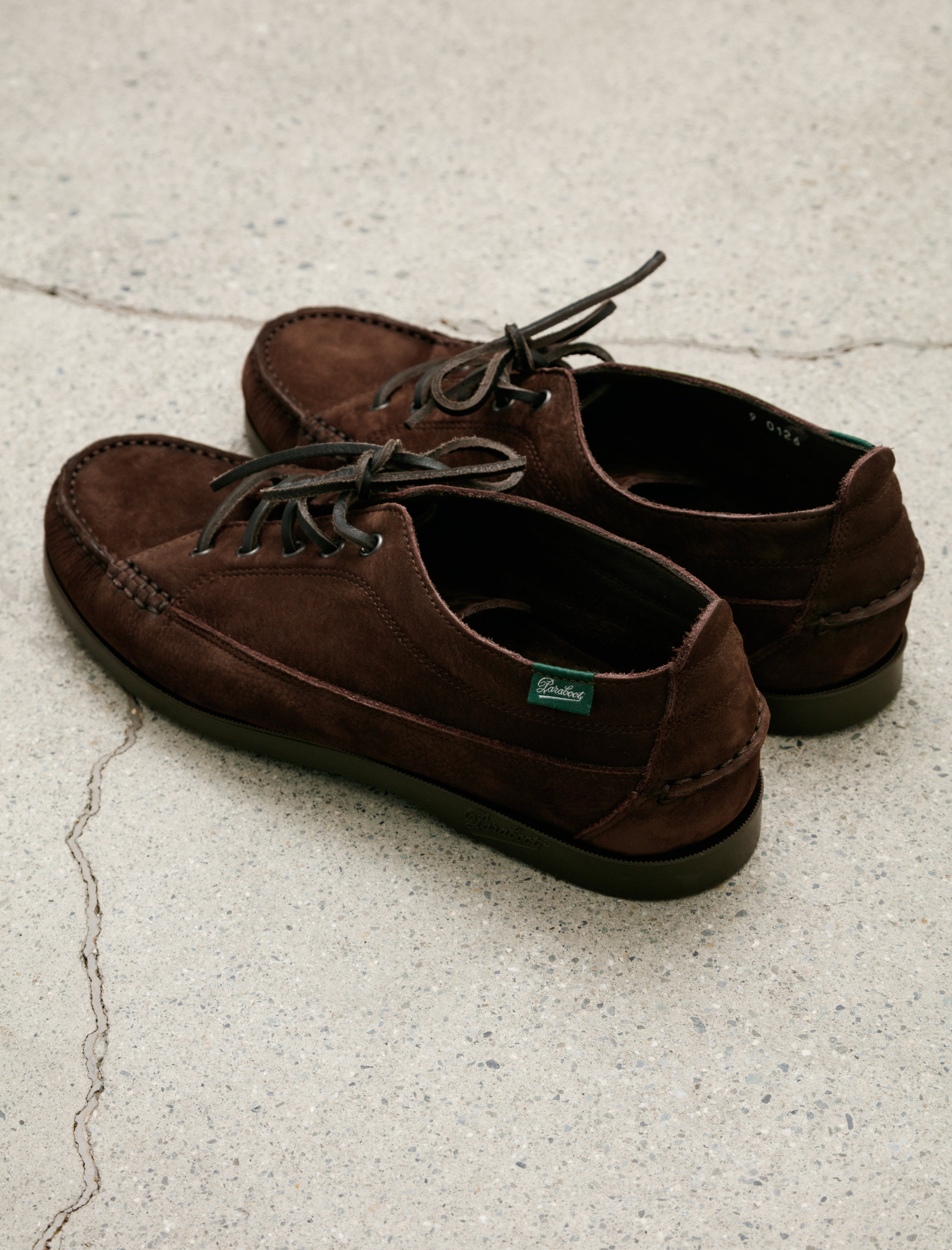 Paraboot Malibu Marine Taurillon Nub Chocolat