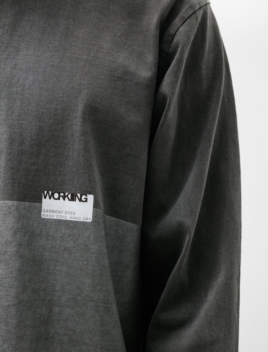 Printed Long Sleeve Sticker T Organic Cotton Jersey Shale - Image 4