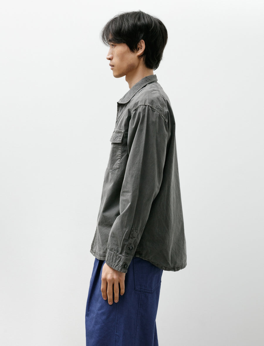 LS Trap Shirt Nice Cotton Poplin Shale - Image 3