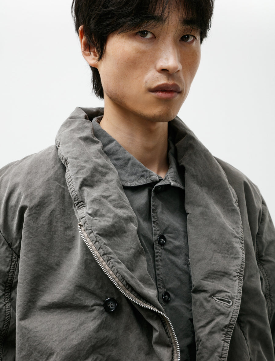 Step Coat Peached Cotton Oxford Loft Shale - Image 5