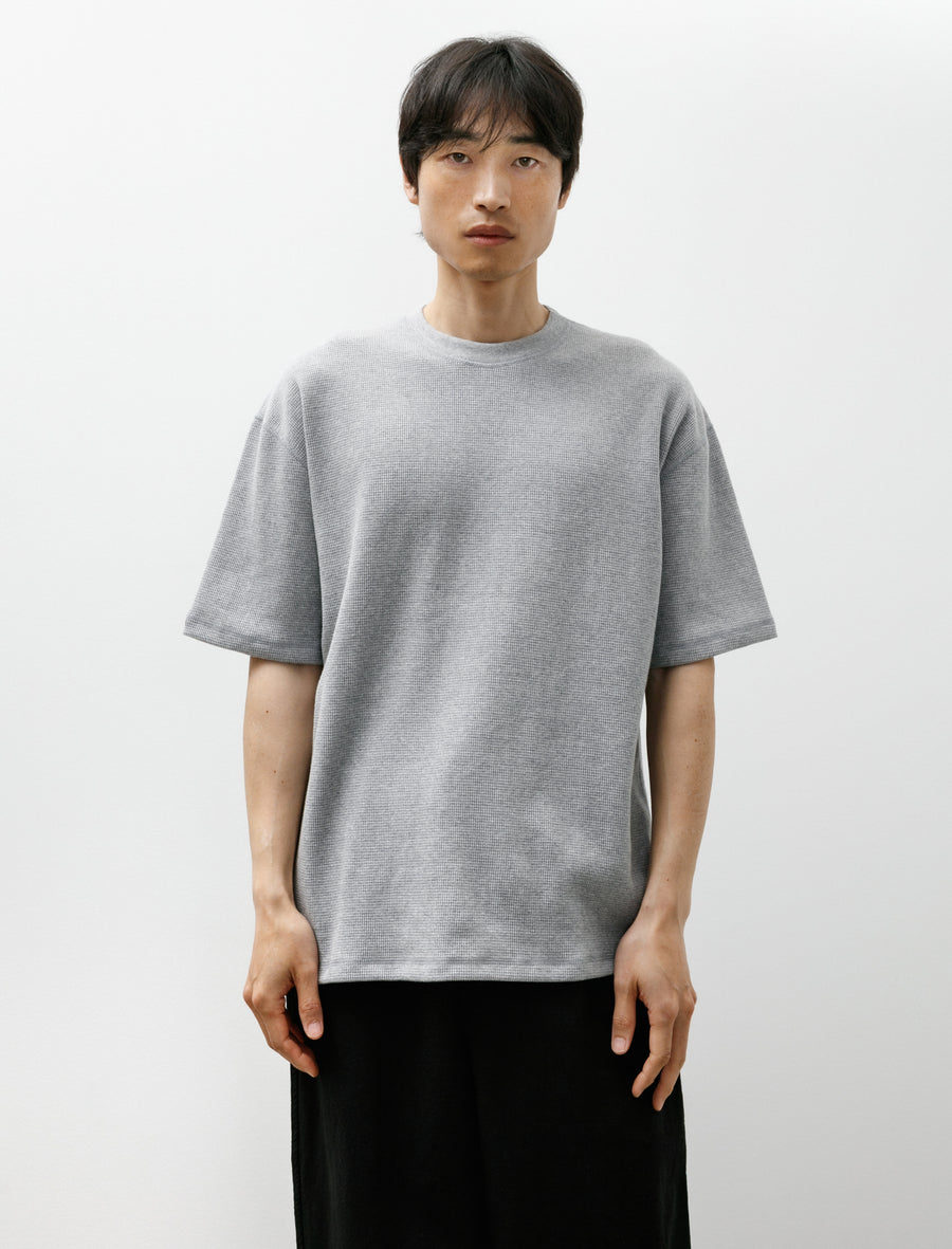 Waffle T-Shirt Heather Grey - Image 1