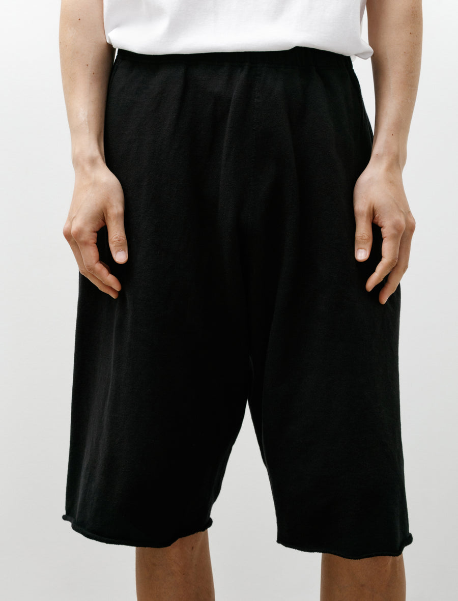 LW Cotton Fleece Shorts Black - Image 7