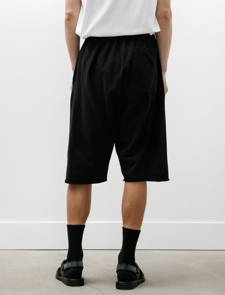 LW Cotton Fleece Shorts Black - Image 5