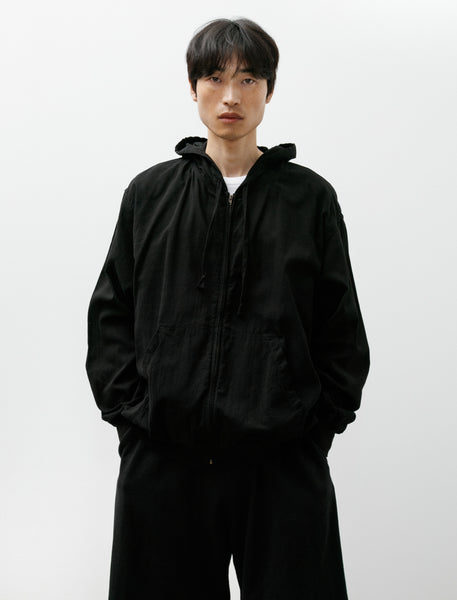 Comoli Oxford Zip Hoodie Black – Neighbour