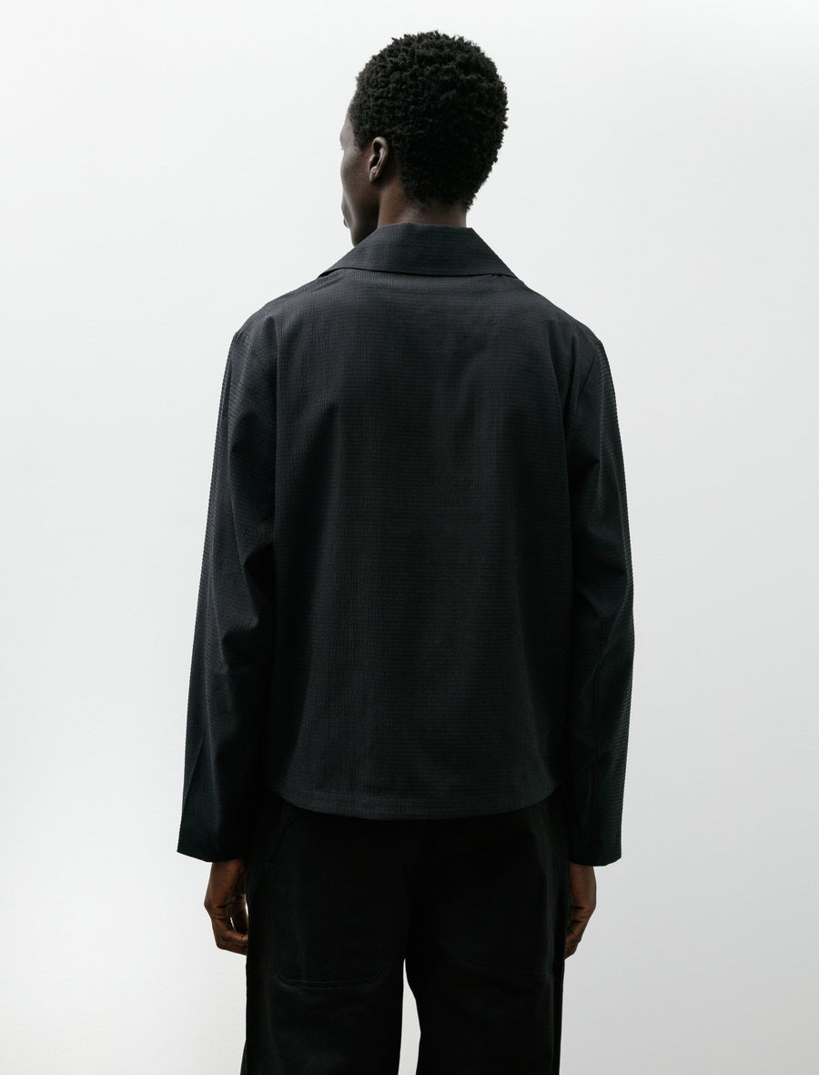 Wing Mesh Button Down Black - Image 2