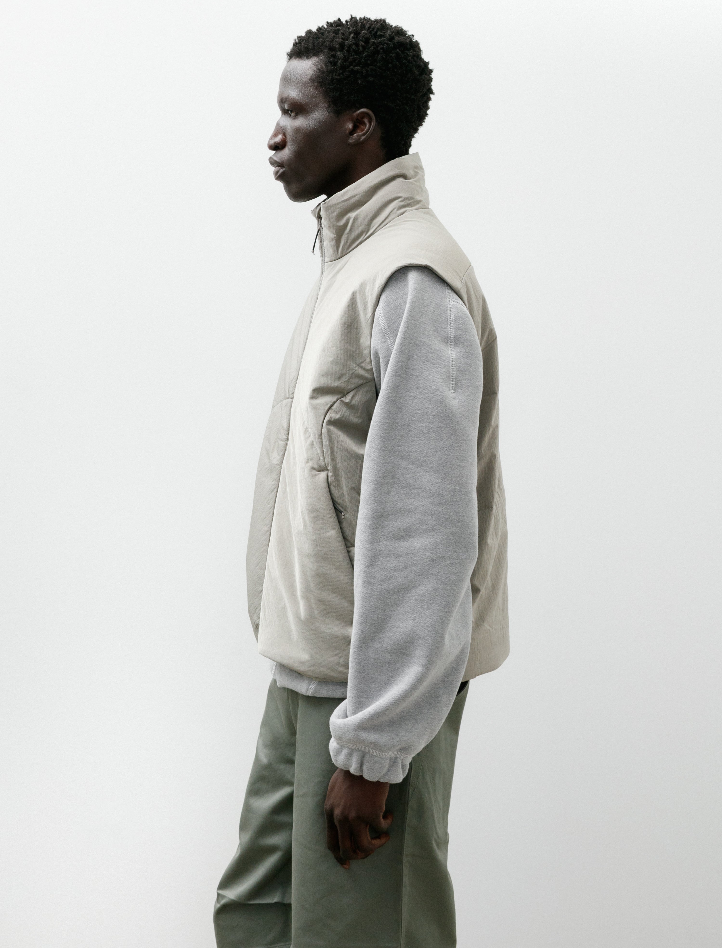 Colin Meredith Stirrup Insulated Gilet Almond Shell