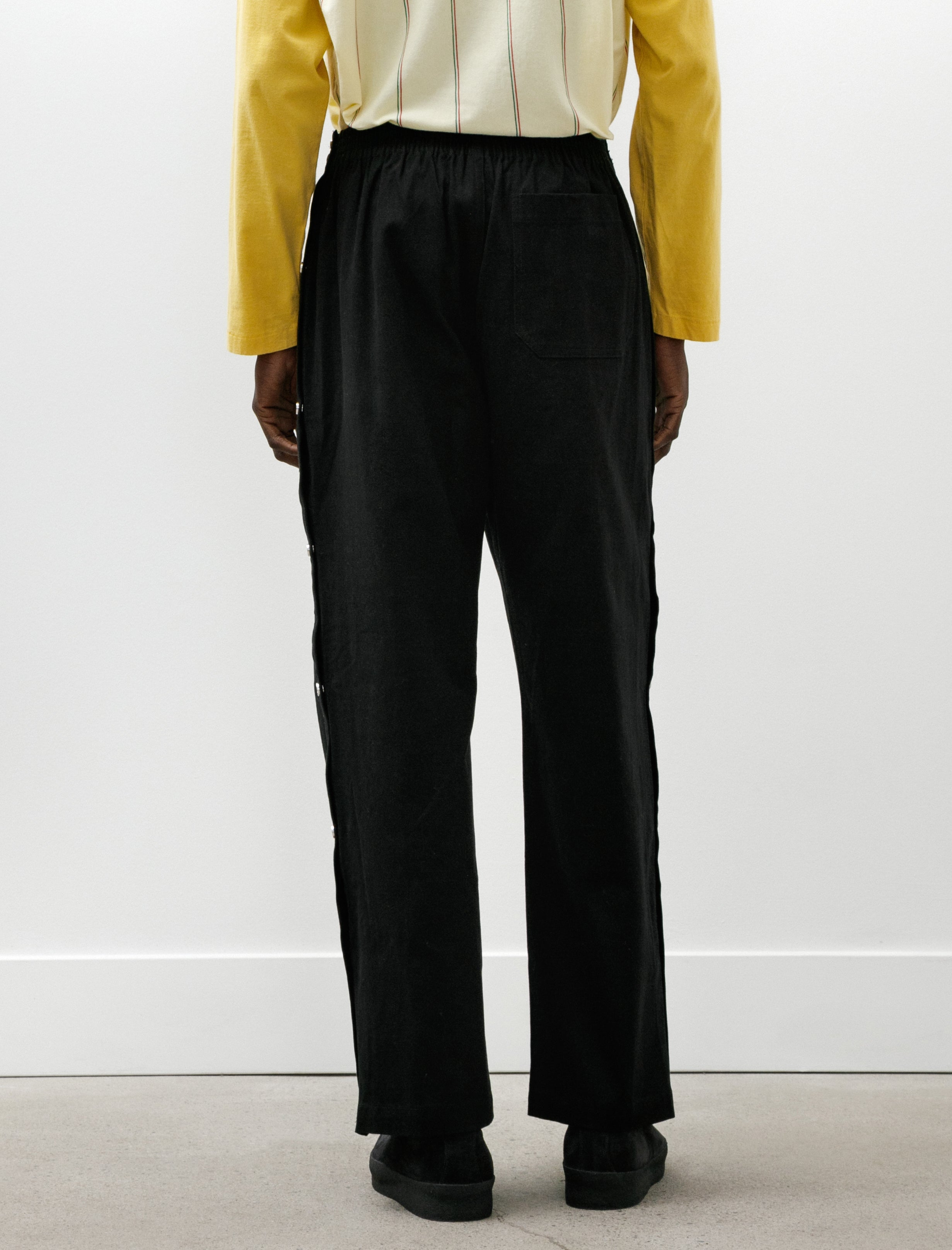 Bode Twill Tear Away Track Pants Black