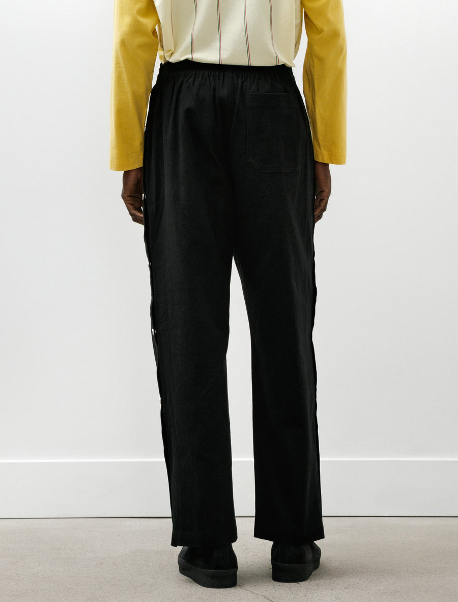 Twill Tear Away Track Pants Black - Image 5