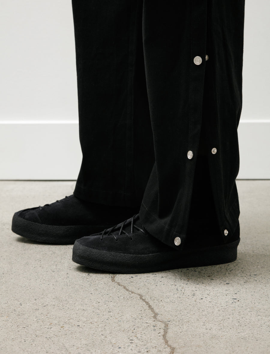 Twill Tear Away Track Pants Black - Image 7